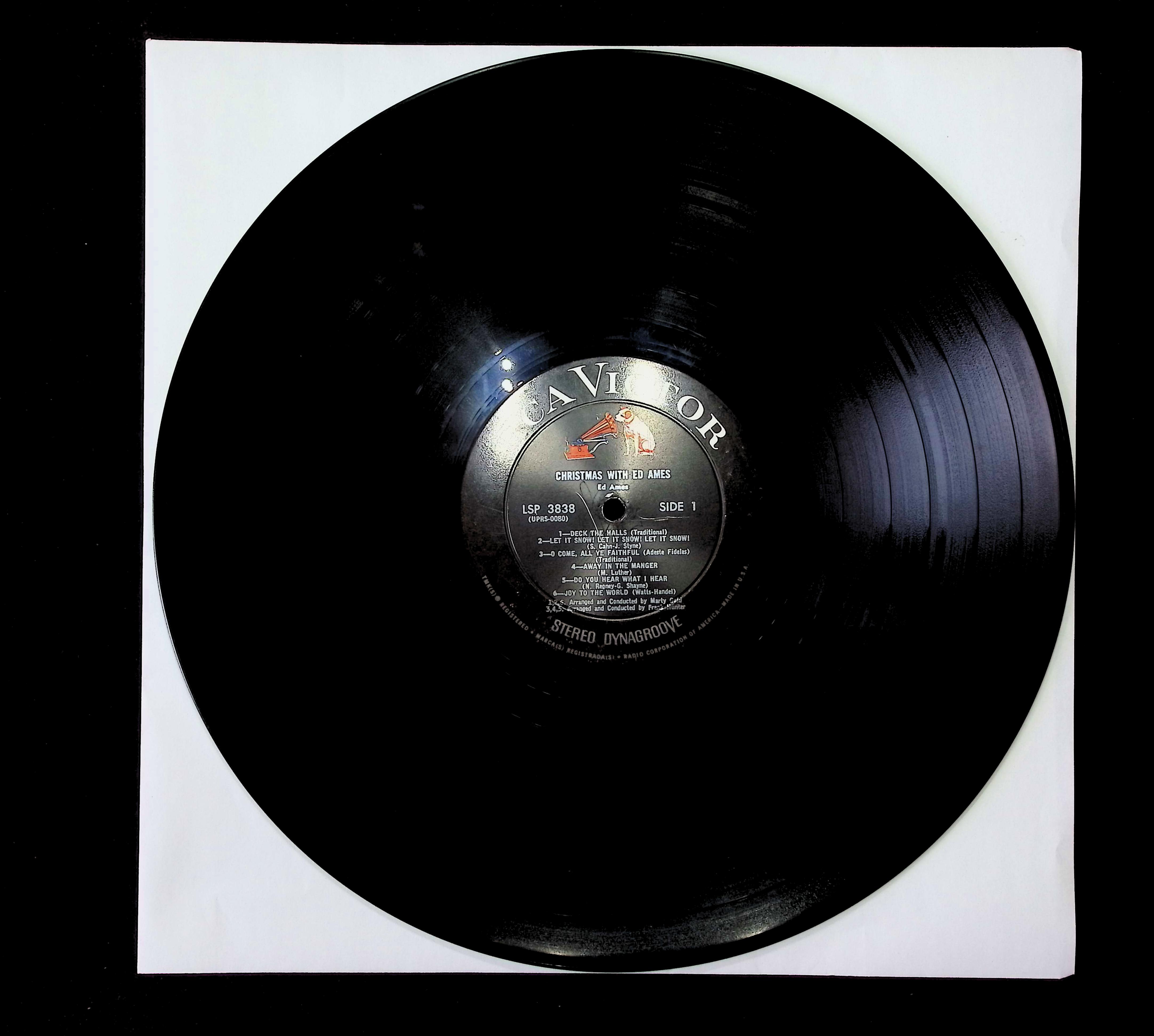 Ed Ames Christmas With Ed Ames 12" LP 1967 LSP-3838 Pop — image 3
