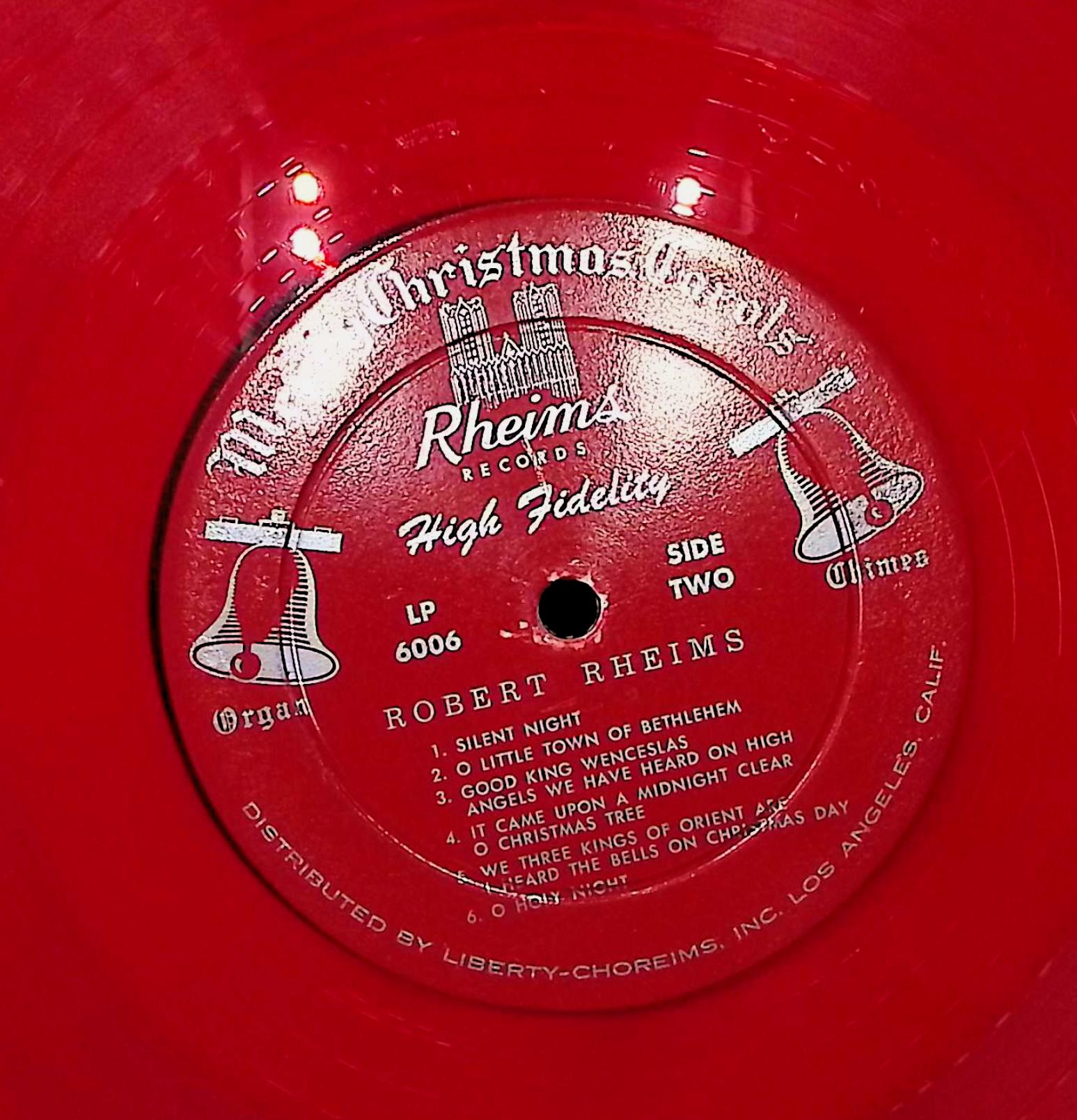 Robert Rheims Merry Christmas Carols 12" LP Unknown No. 6006 L.P. Folk, World, & Country — image 4