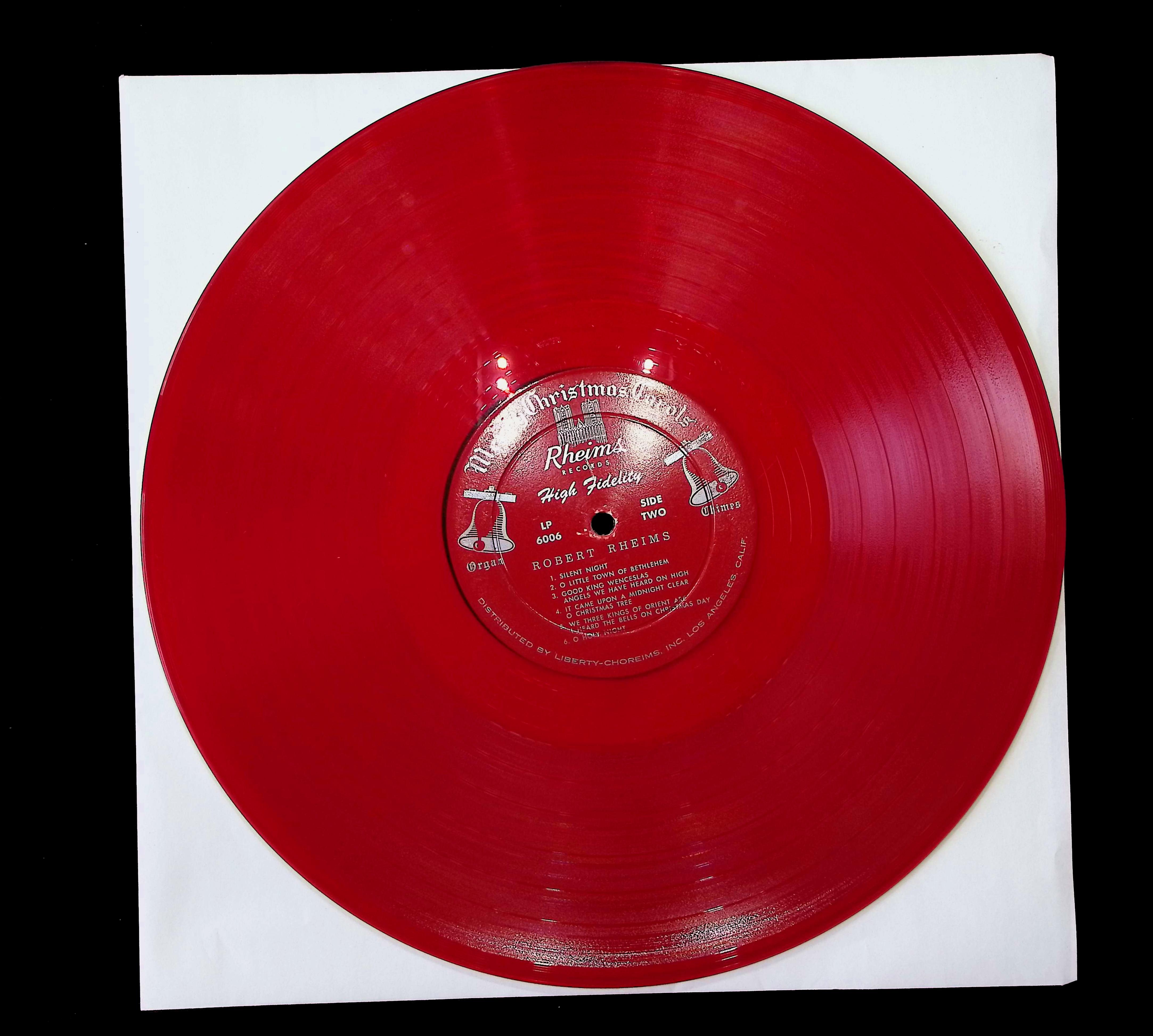 Robert Rheims Merry Christmas Carols 12" LP Unknown No. 6006 L.P. Folk, World, & Country — image 5