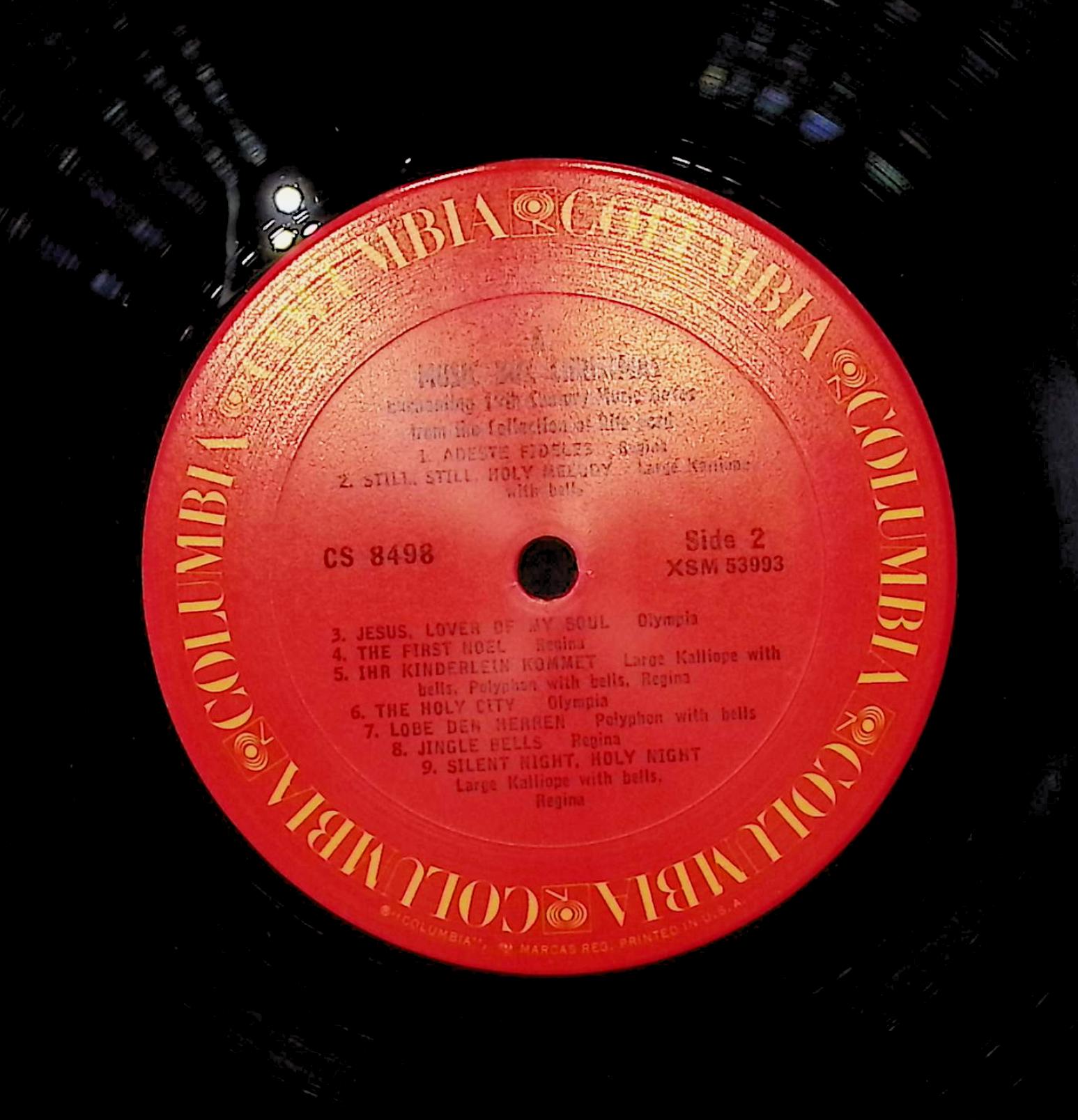 Rita Ford's Music Boxes A Music Box Christmas 12" LP 1961 CS 8498 Classical — image 2