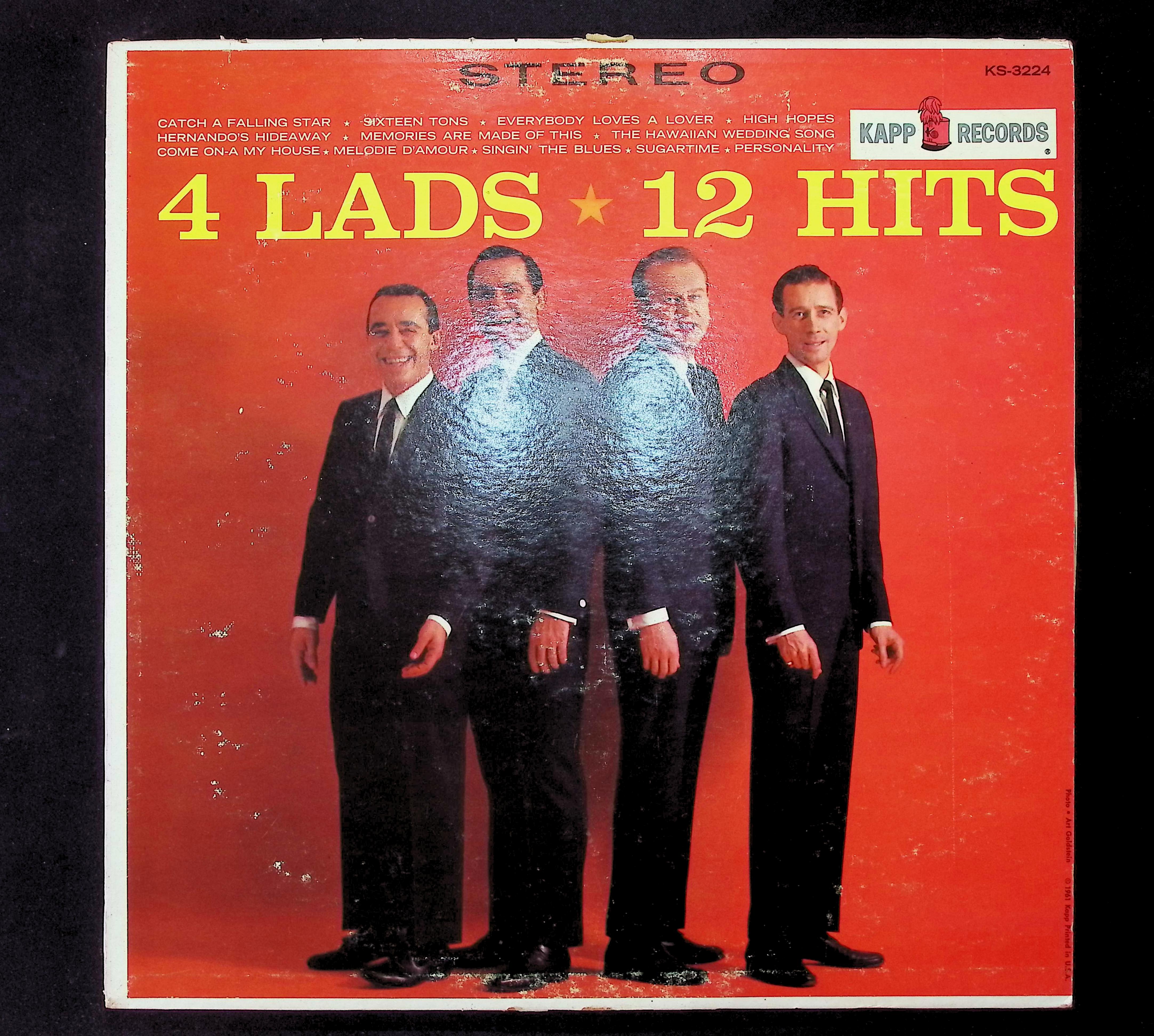 The Four Lads 12 Hits 12" LP 1961 KS - 3224 Jazz