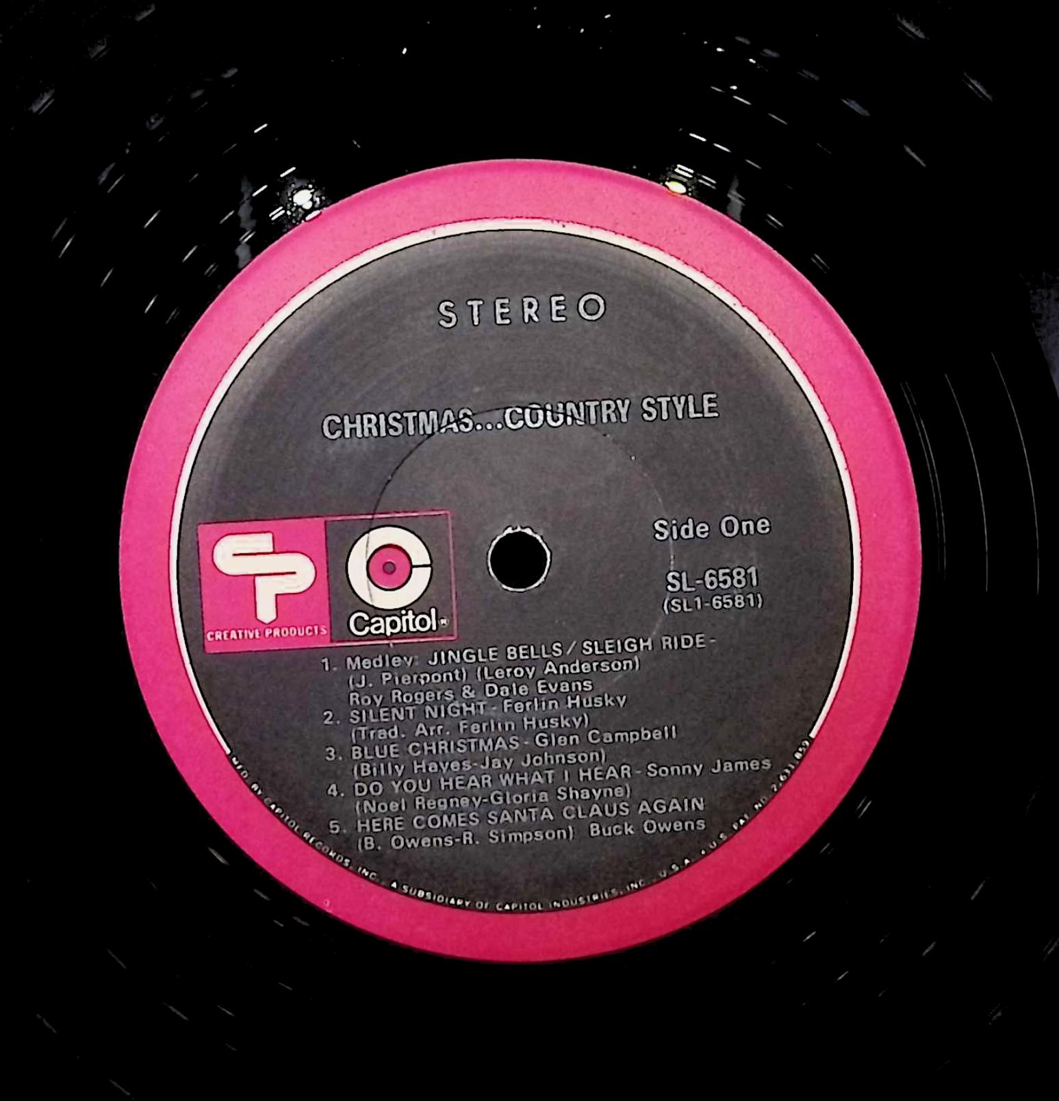 Various Christmas Country Style 12" LP 2021 SL-6581 Folk, World, & Country — image 2