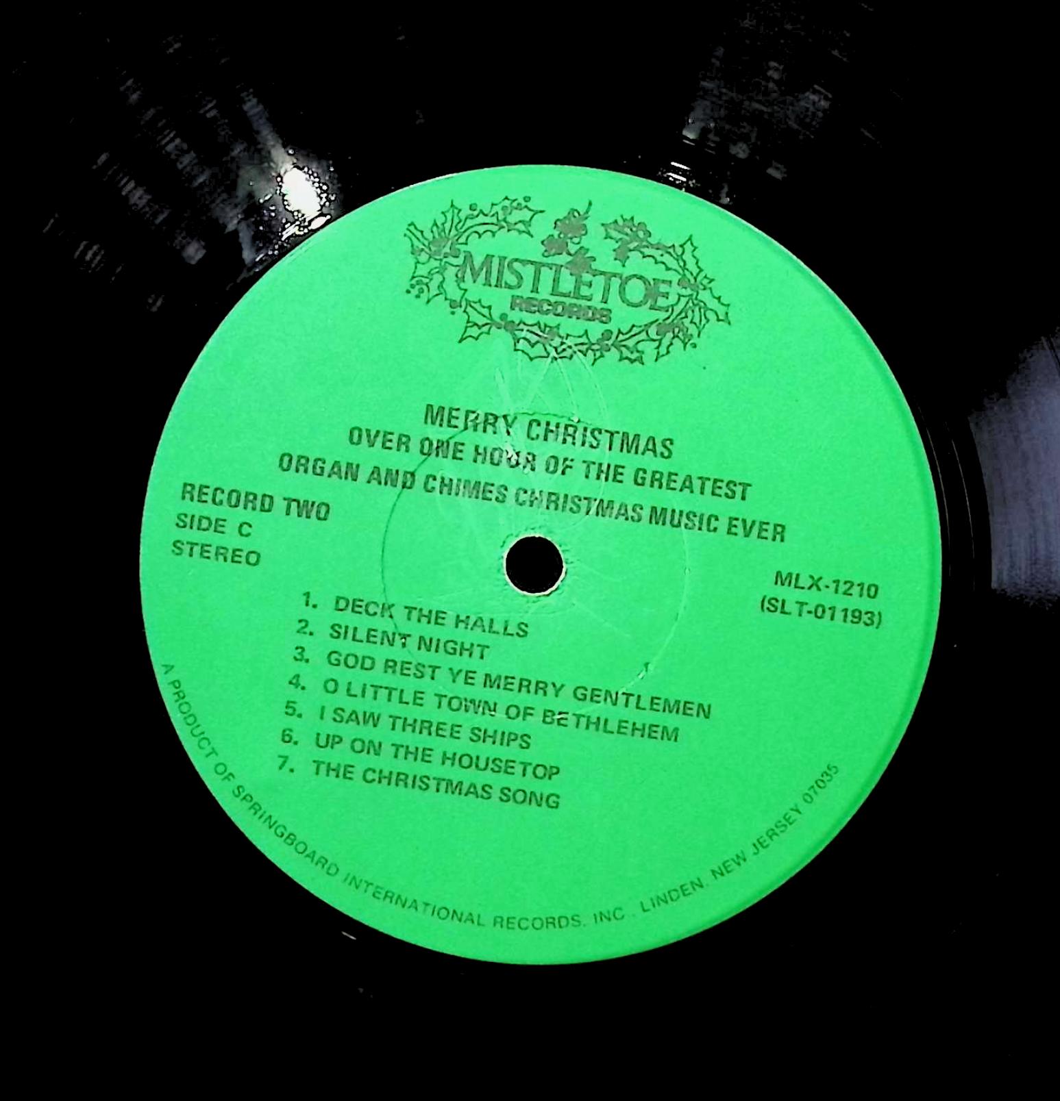 Various Merry Christmas 12" LP 0 Mistletoe Records Jazz — image 2