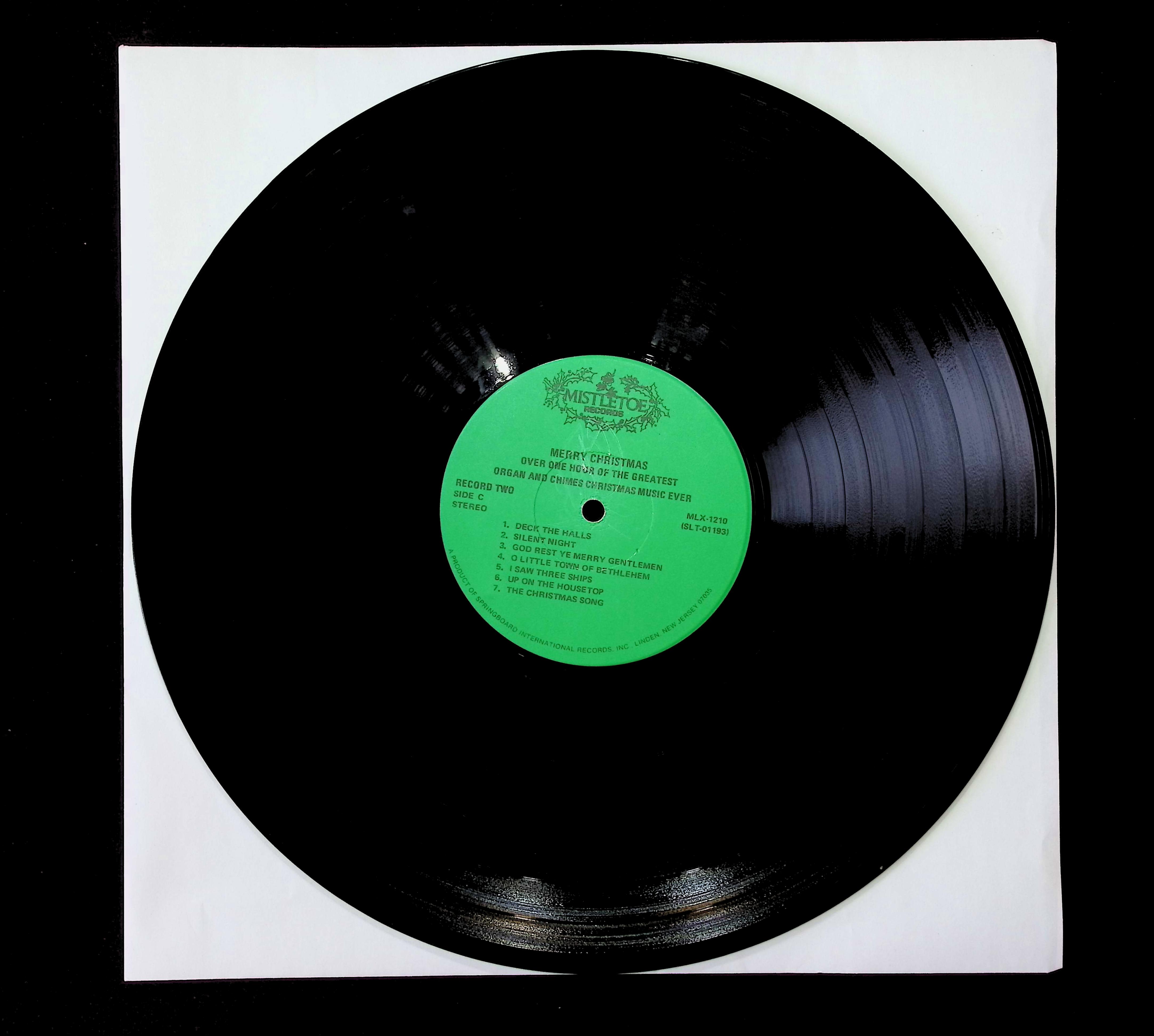 Various Merry Christmas 12" LP 0 Mistletoe Records Jazz — image 3