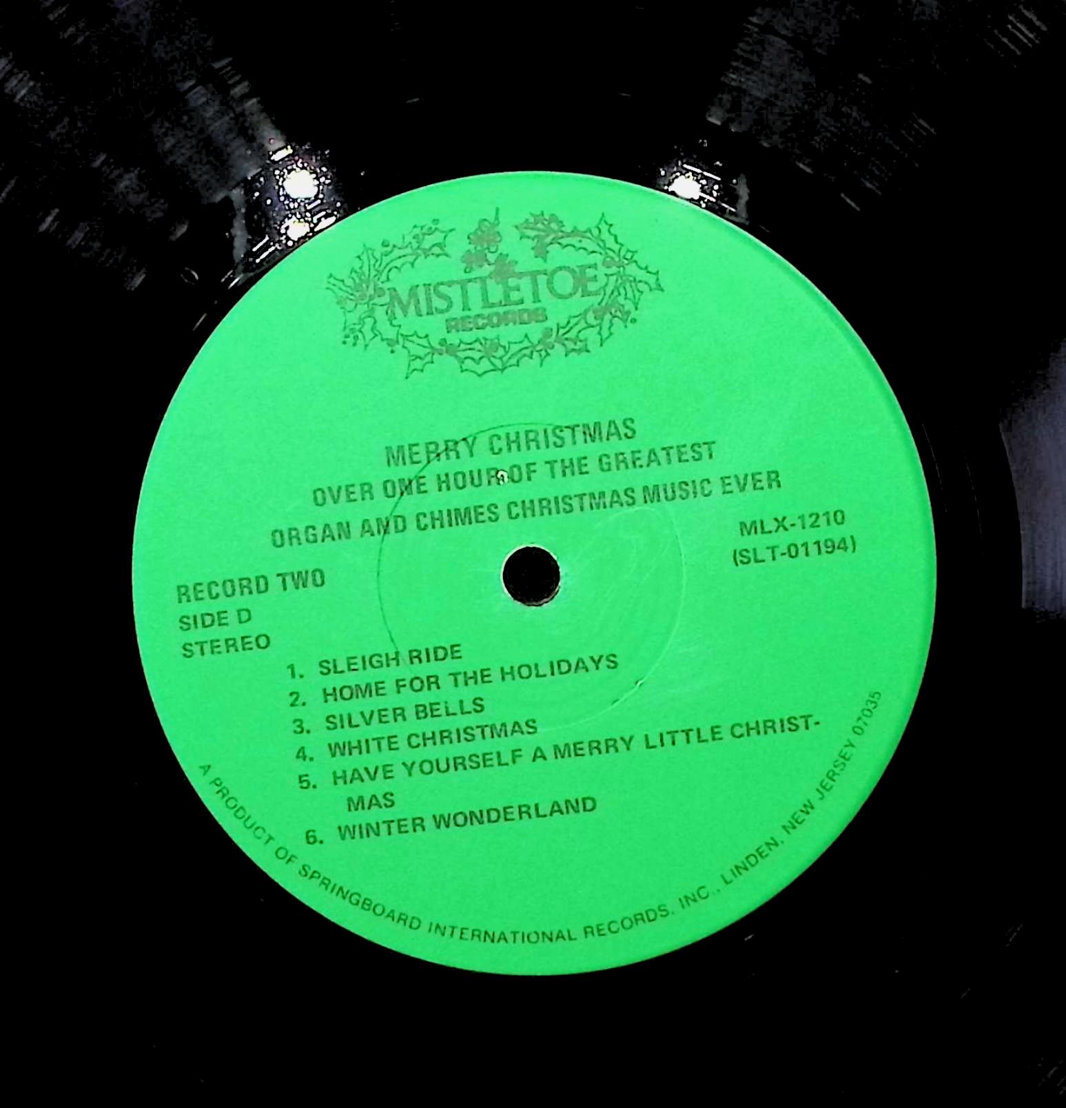 Various Merry Christmas 12" LP 0 Mistletoe Records Jazz — image 4