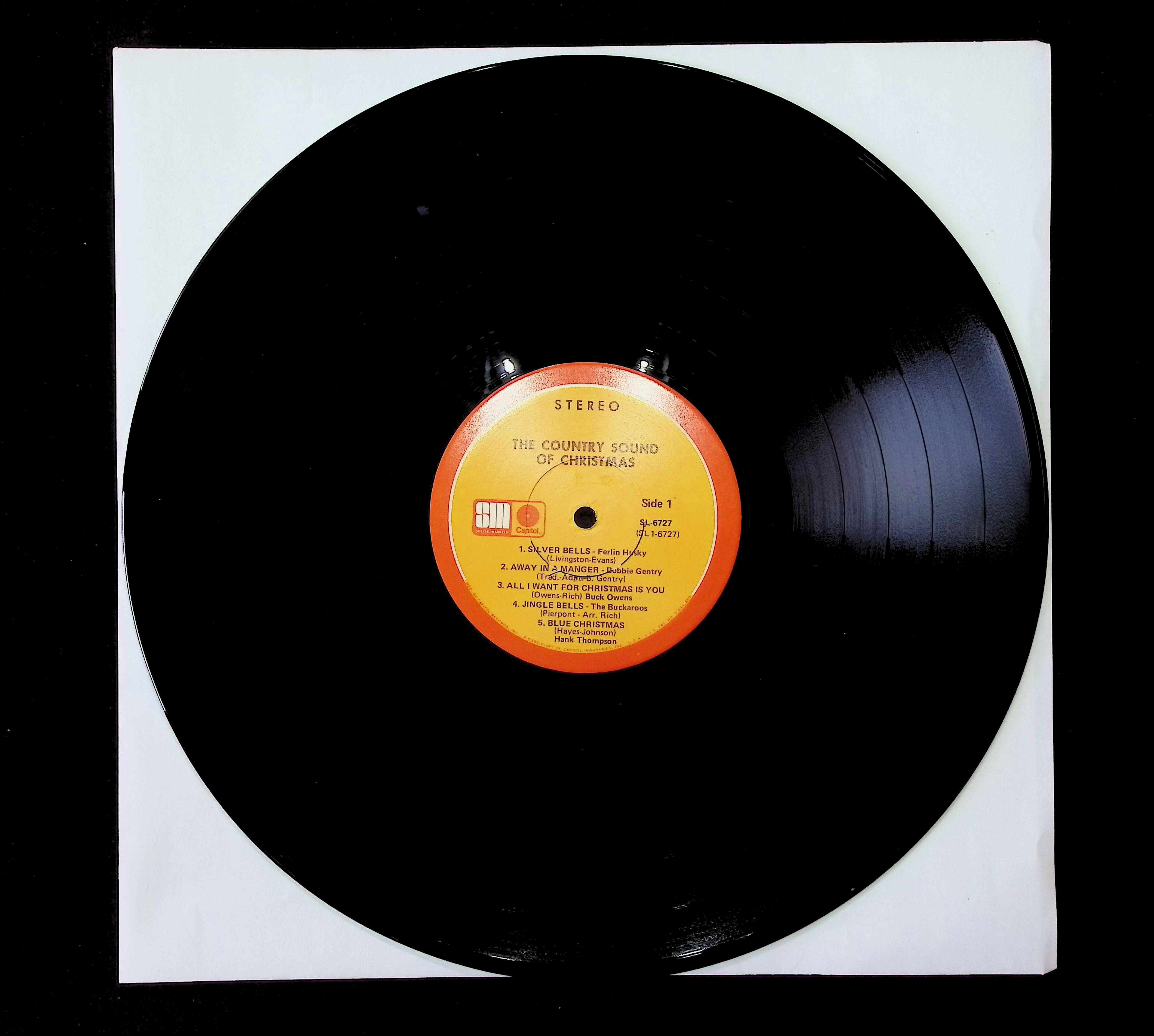 Various The Country Sound Of Christmas 12" LP Unknown Era SL-6727 Folk, World, & Country — image 3