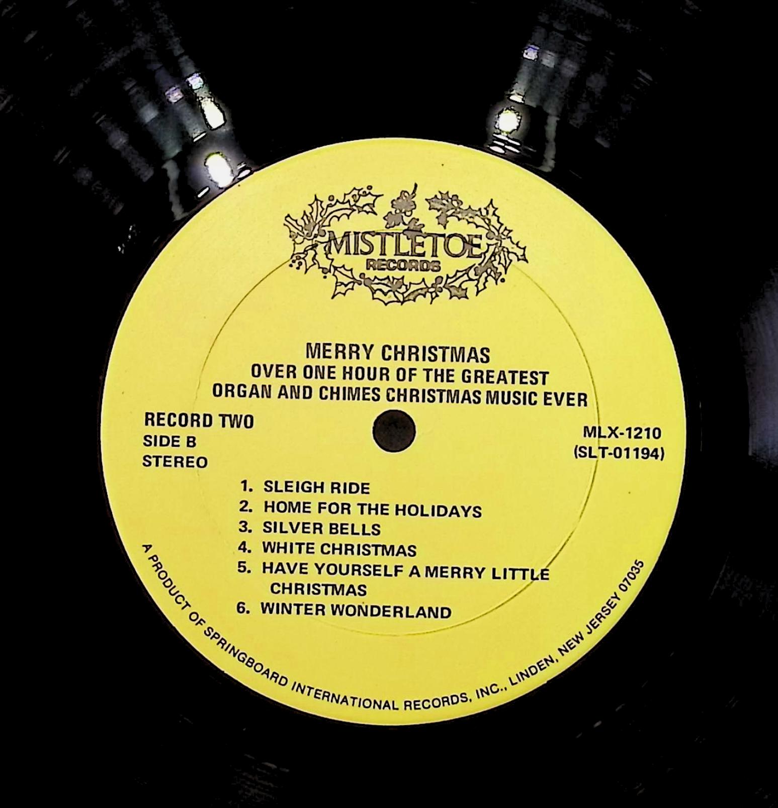 Various Merry Christmas 12" LP Unknown Era MLX-1210 Jazz — image 2