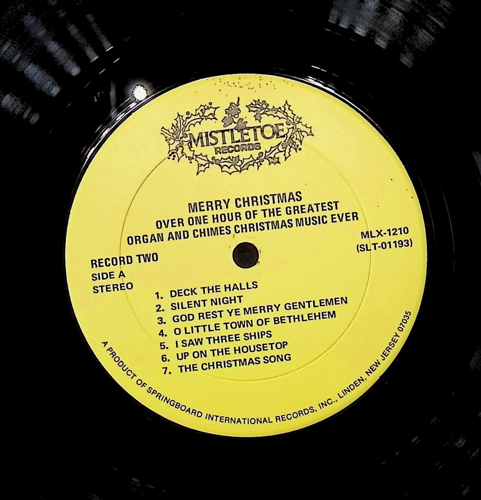 Various Merry Christmas 12" LP Unknown Era MLX-1210 Jazz — image 4