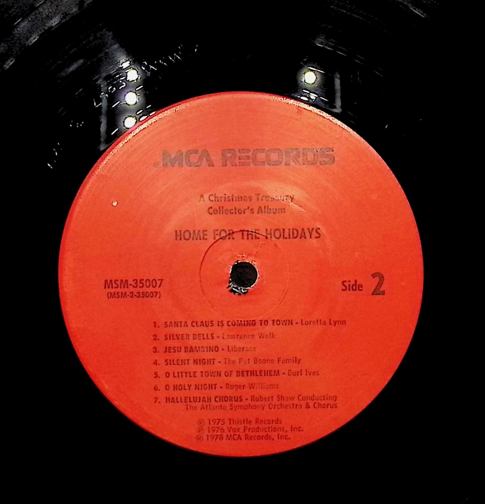 Various Home For The Holidays 12" LP 1978 MSM-35007 Jazz — image 2