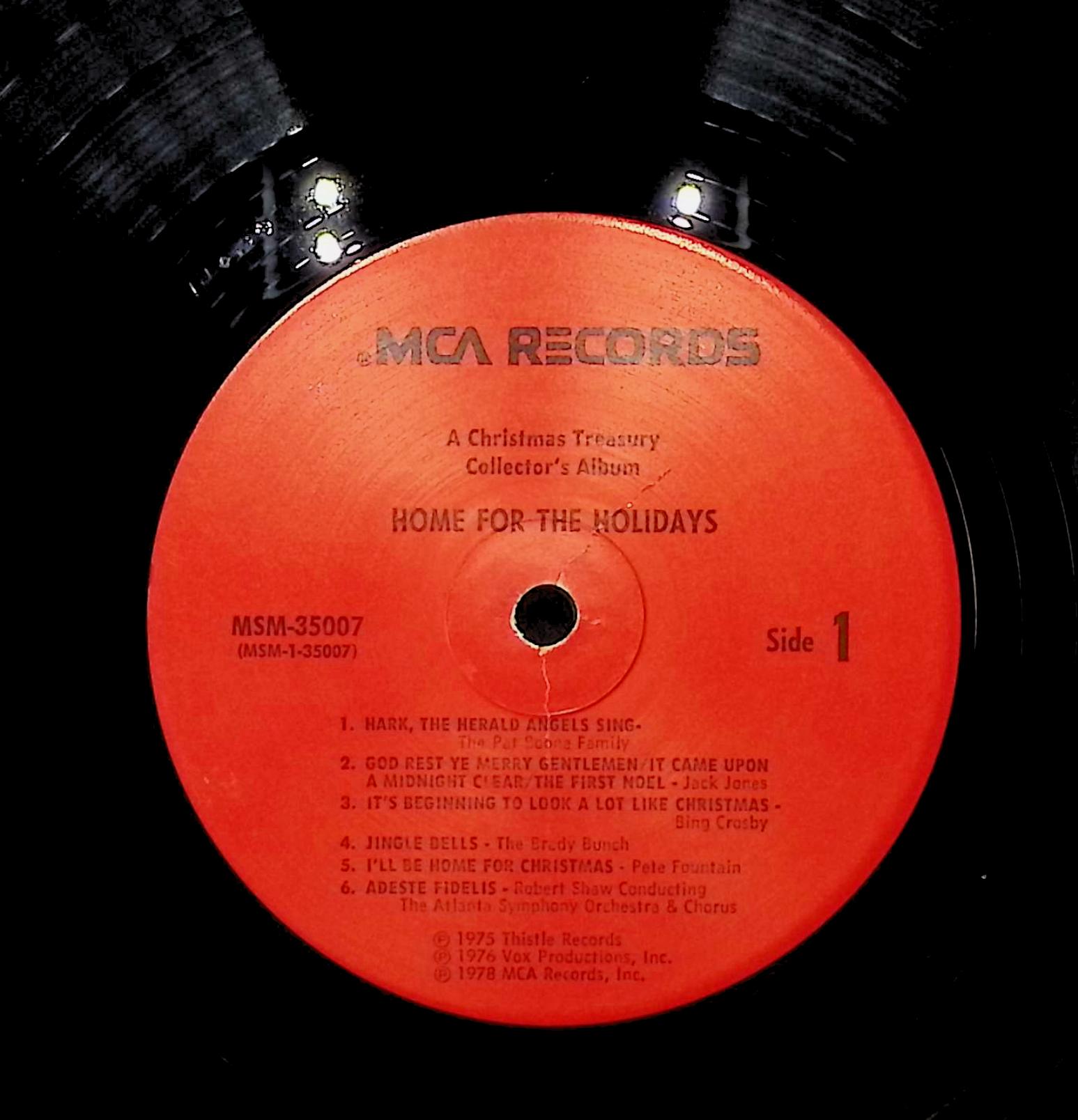 Various Home For The Holidays 12" LP 1978 MSM-35007 Jazz — image 4