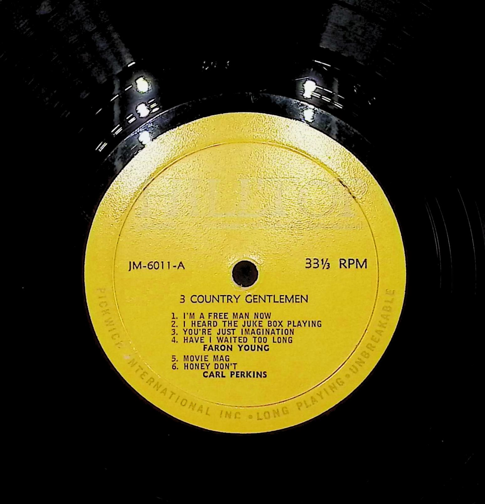 Faron Young 3 Country Gentlemen 12" LP 0 — image 2