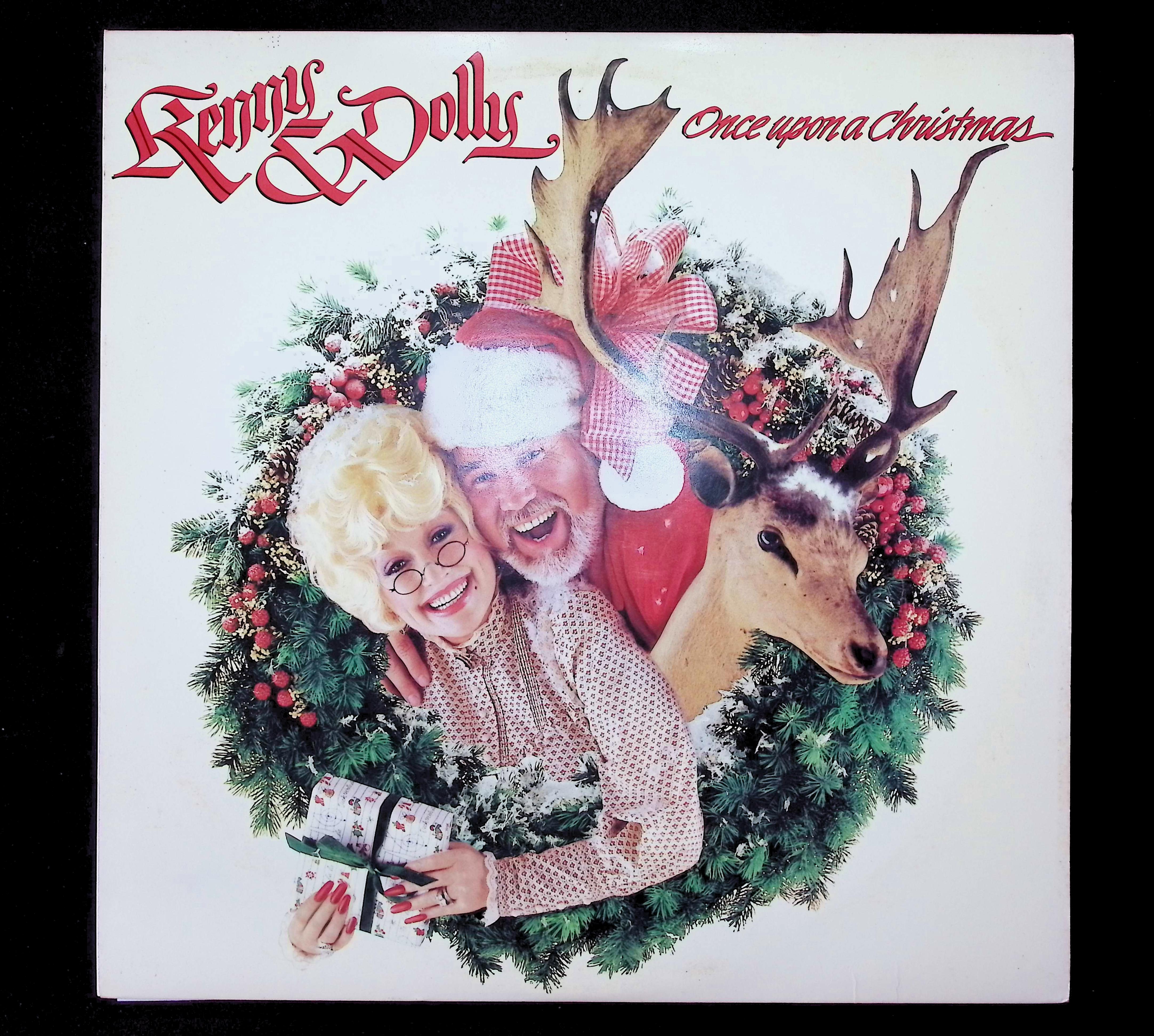 Kenny Rogers & Dolly Parton Once Upon A Christmas 12" LP 1984 ASL1-5307 Folk, World, & Country