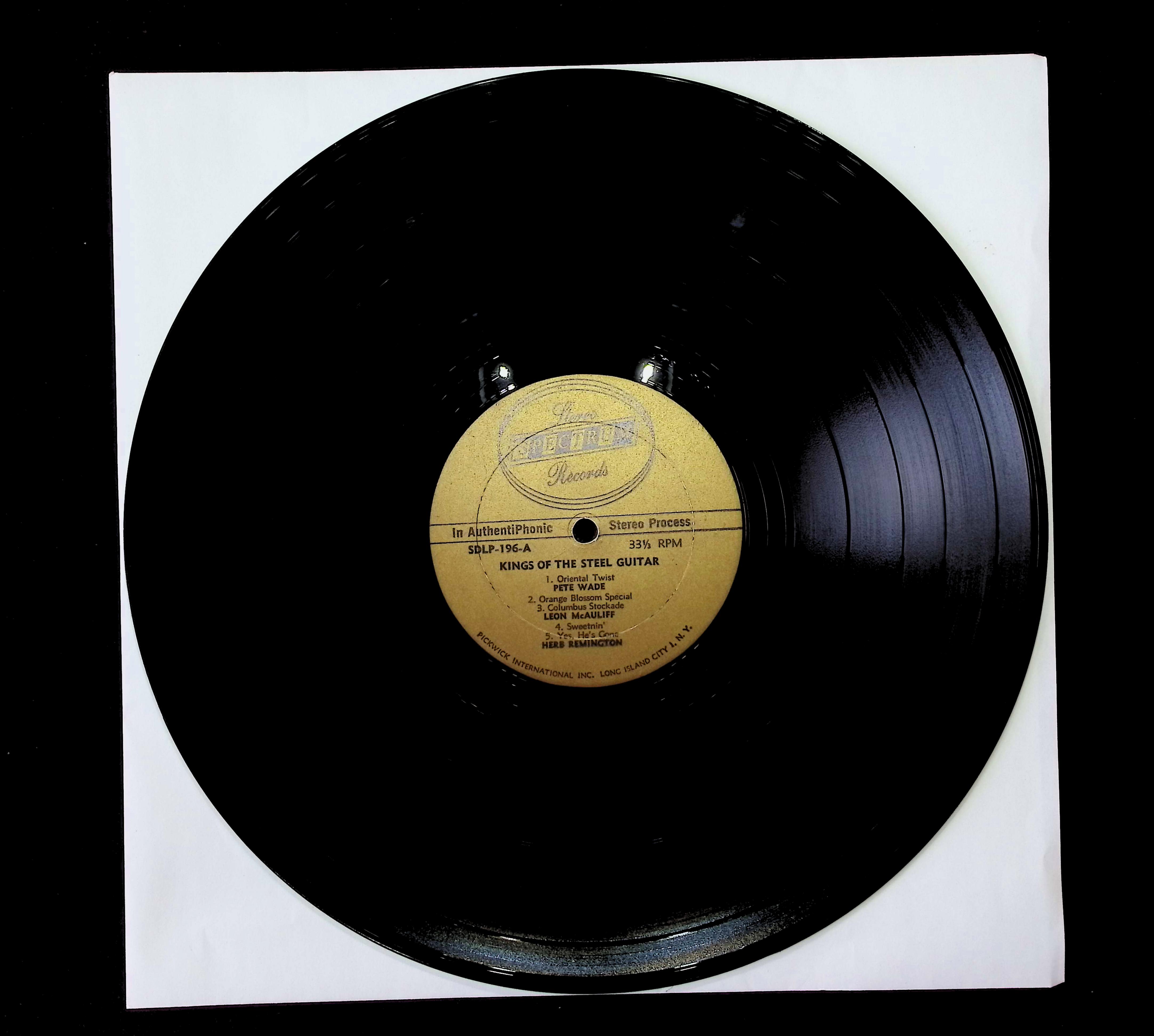Various - Kings Of The Steel Guitar LP  SDLP-196 Folk, World, & Country  — image 5
