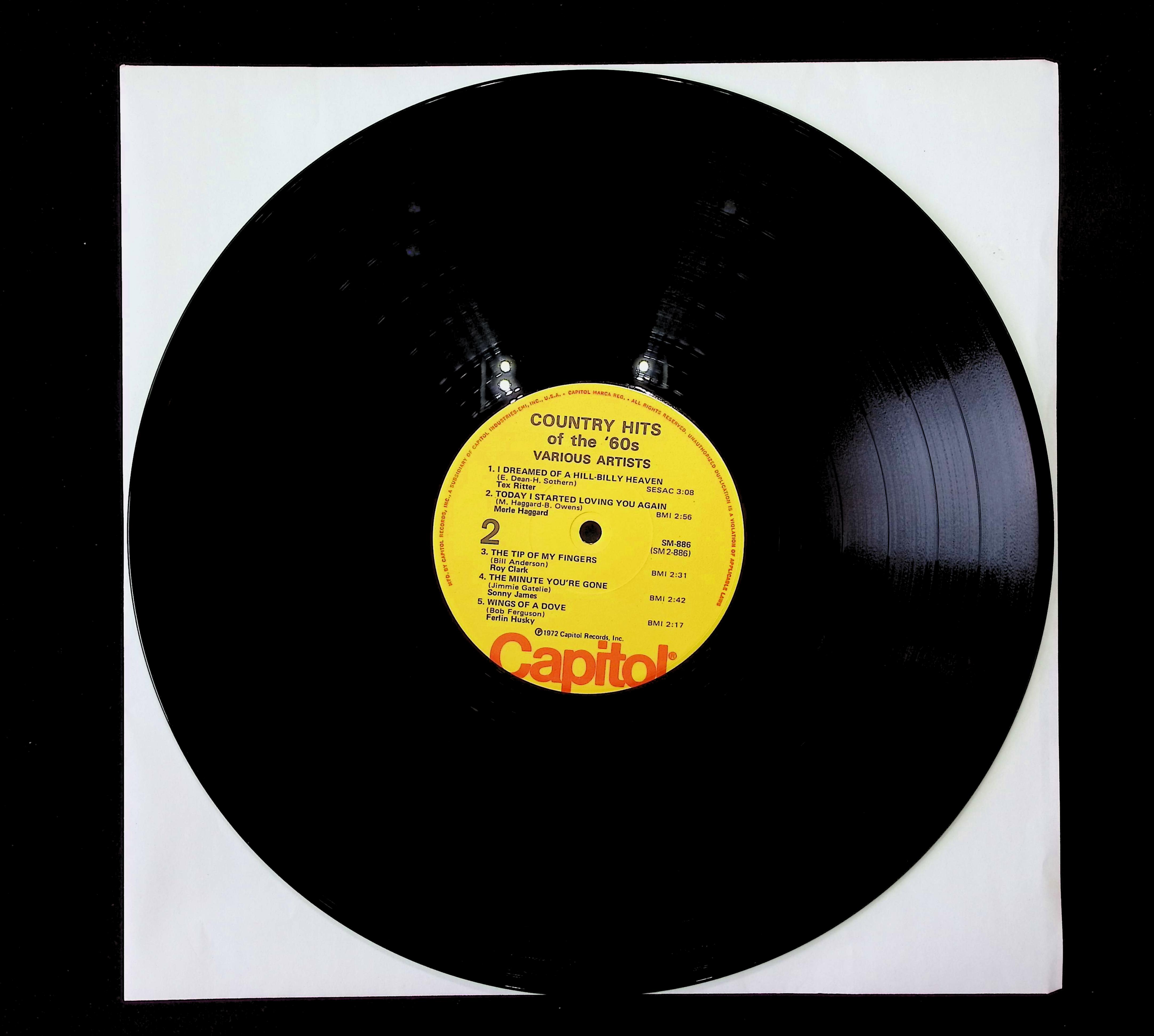 Various Artists Country Hits Of The '60s 1972 LP SM-886 Folk, World  & Country  — image 3