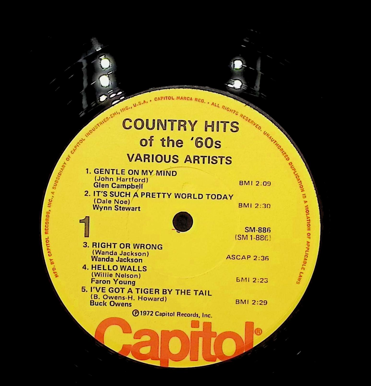 Various Artists Country Hits Of The '60s 1972 LP SM-886 Folk, World  & Country  — image 4