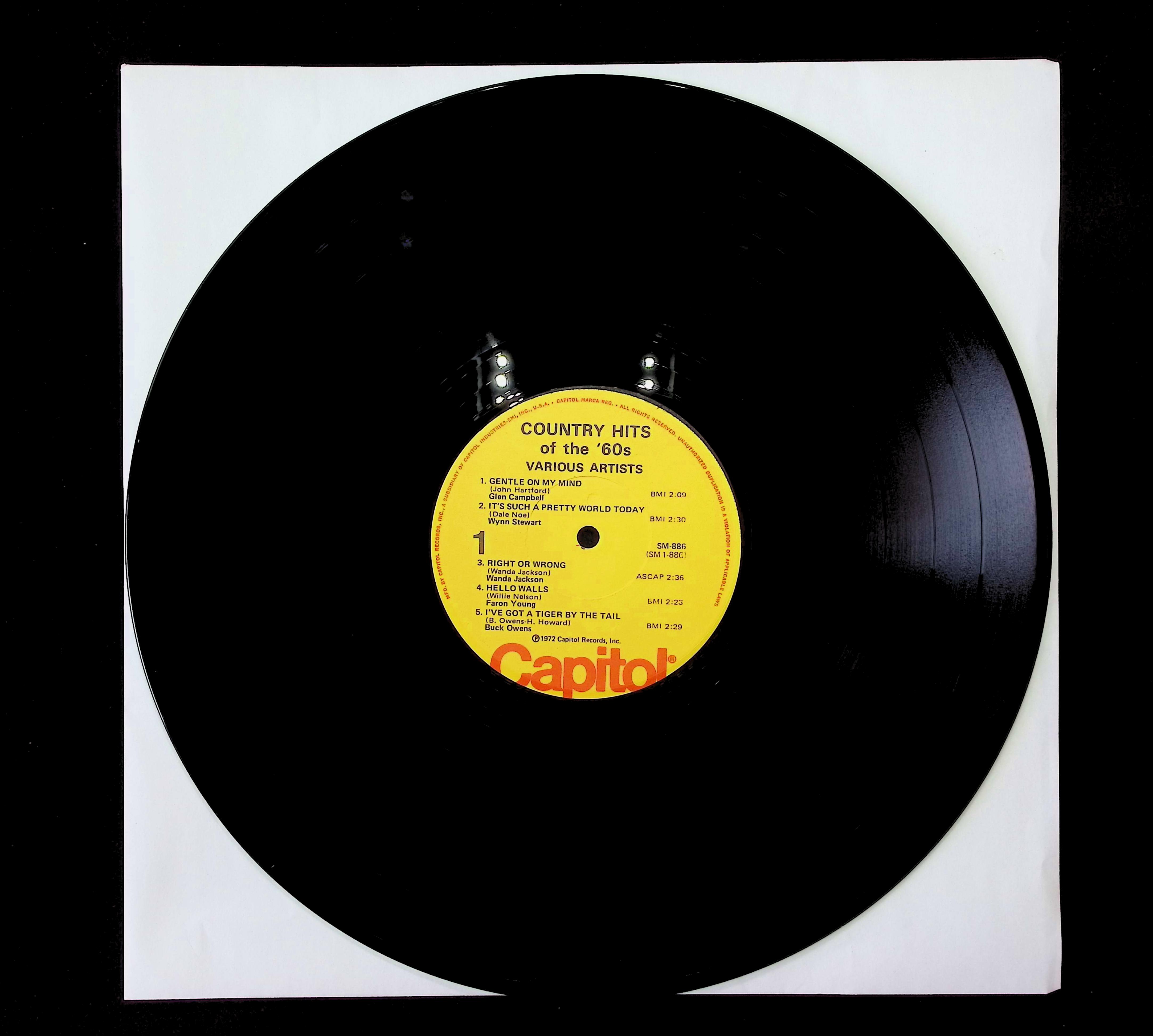 Various Artists Country Hits Of The '60s 1972 LP SM-886 Folk, World  & Country  — image 5