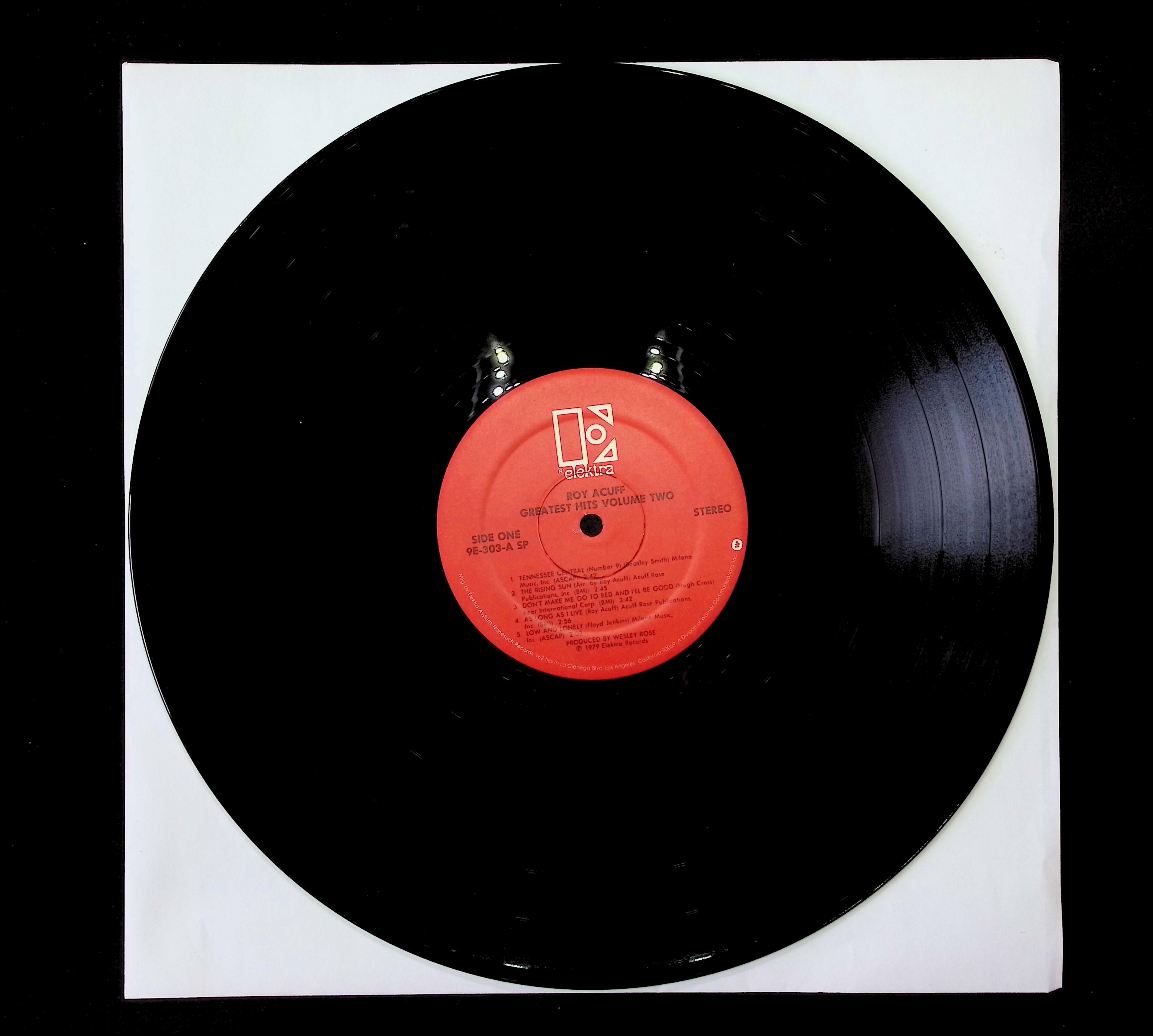 Roy Acuff Greatest Hits/ Volume Two 1979 LP 9E-303 Folk, World, & Country — image 3