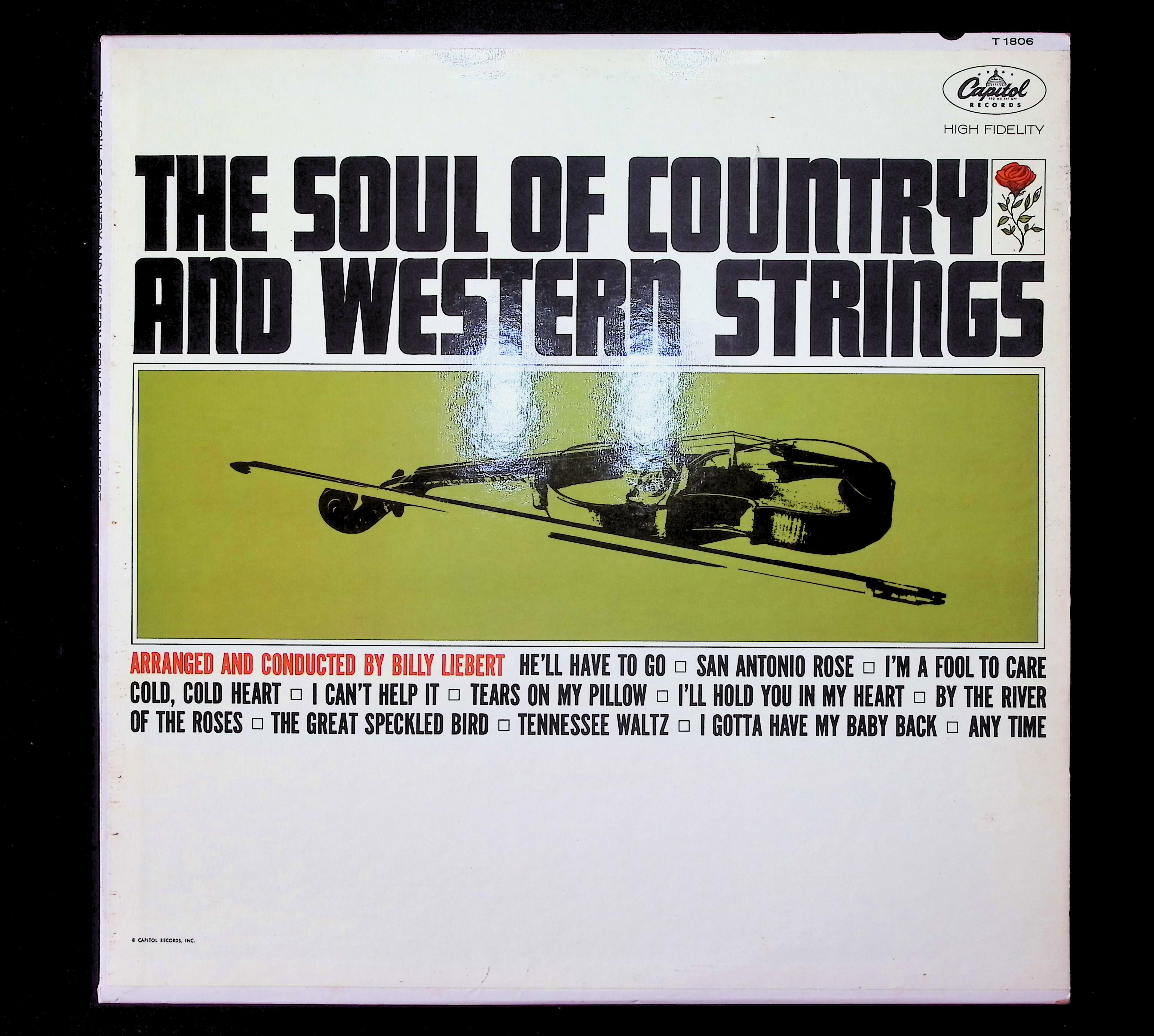 The Soul Of Country And Western Strings 1962 LP Folk, World, & Country