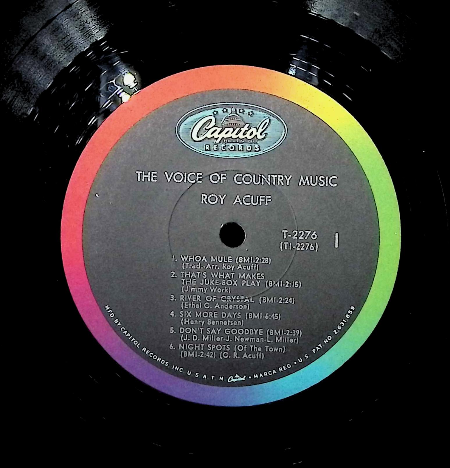 Roy Acuff The Voice Of Country Music 1965 LP T 2276 Folk, World, & Country — image 2