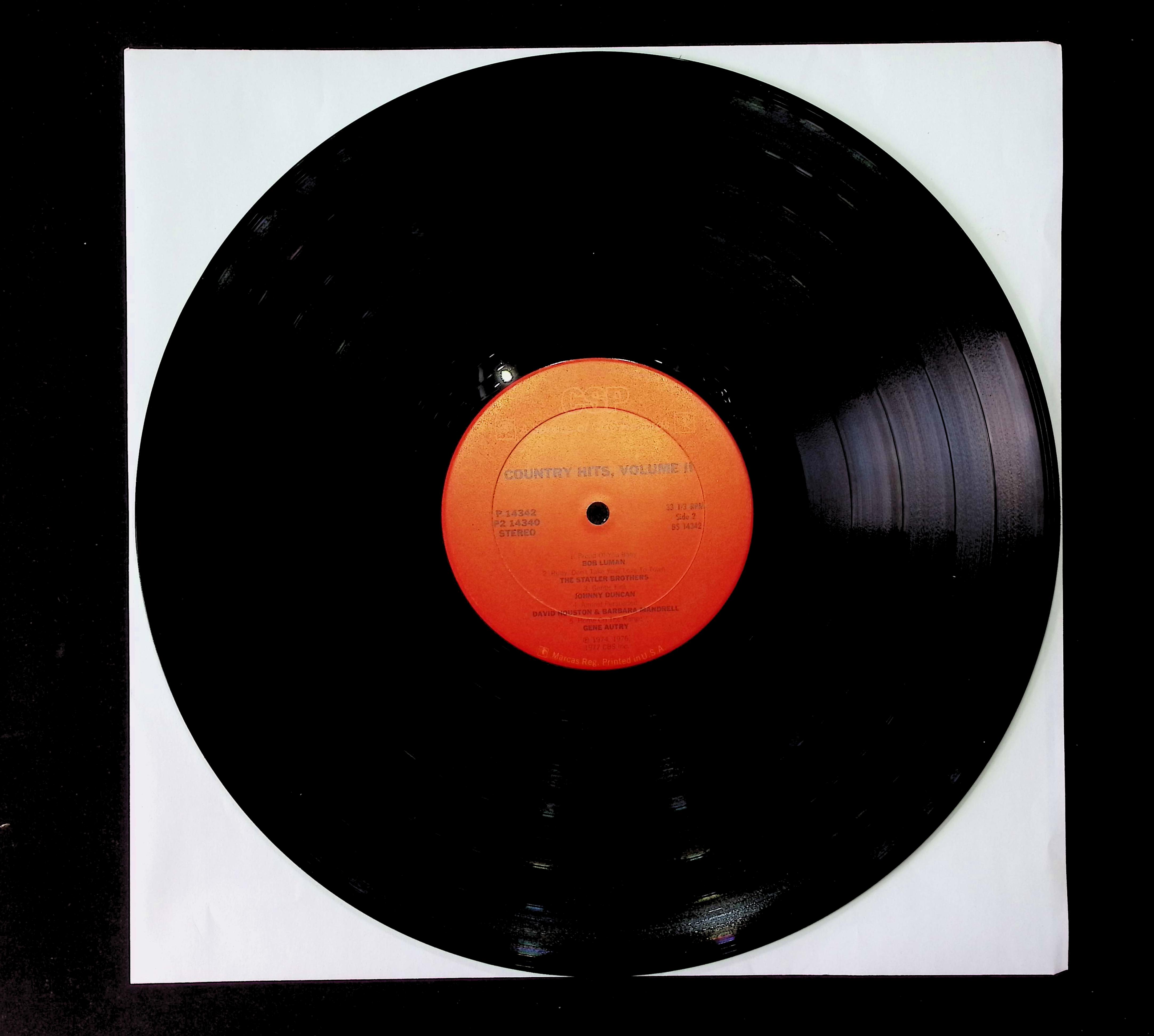 Various - Country Hits, Vol. I and II 1977 LP Rock  — image 3