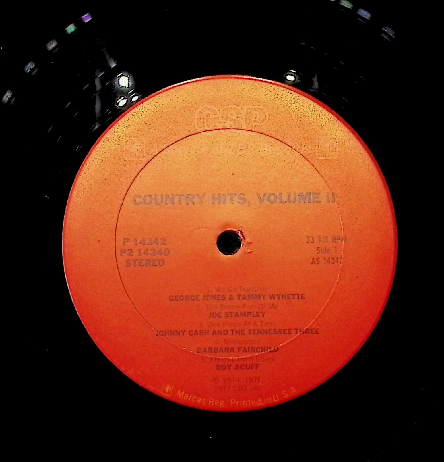 Various - Country Hits, Vol. I and II 1977 LP Rock  — image 4