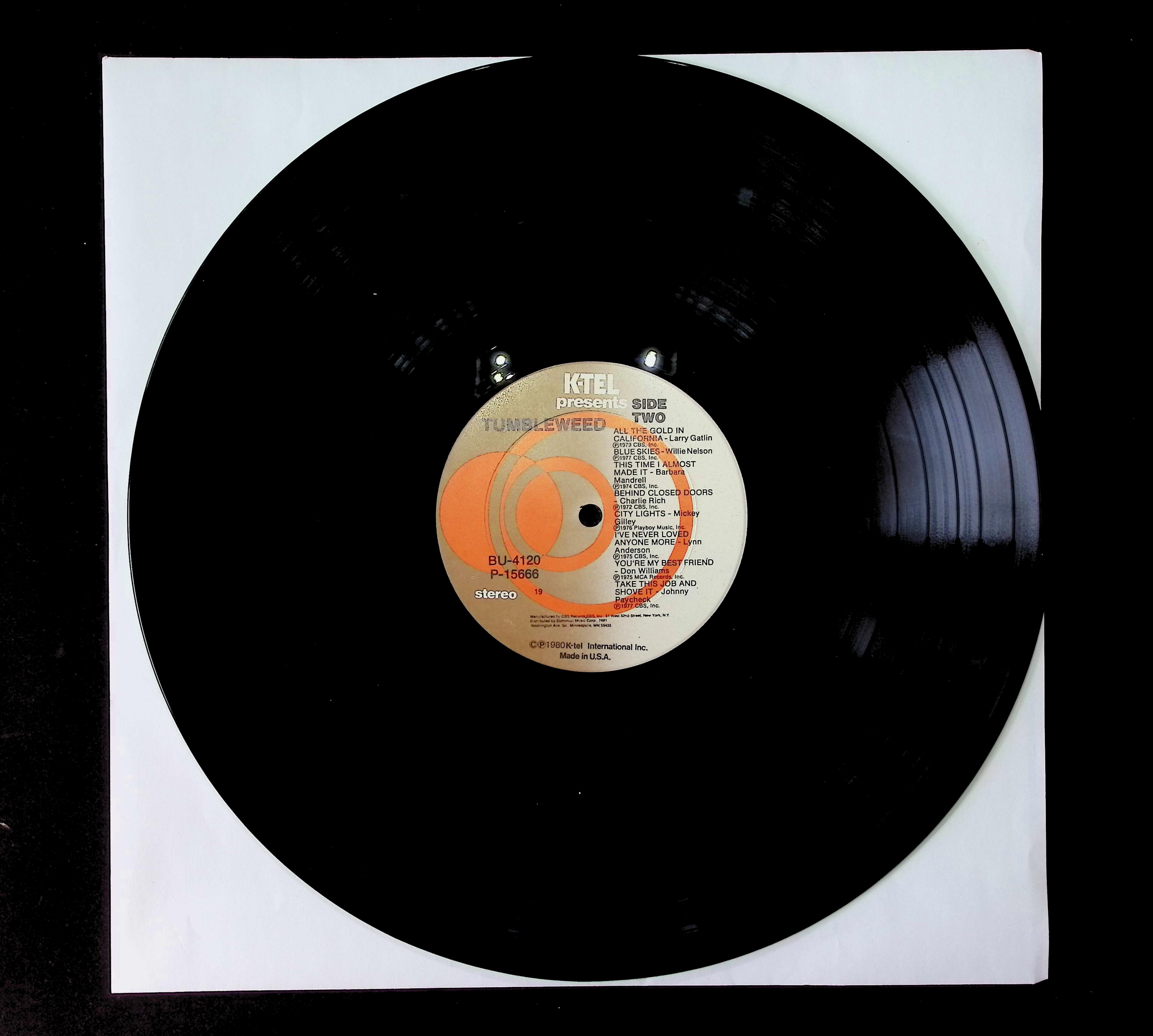 Various Artists Tumbleweed 1980 LP BU 4120 Folk, World, & Country — image 3