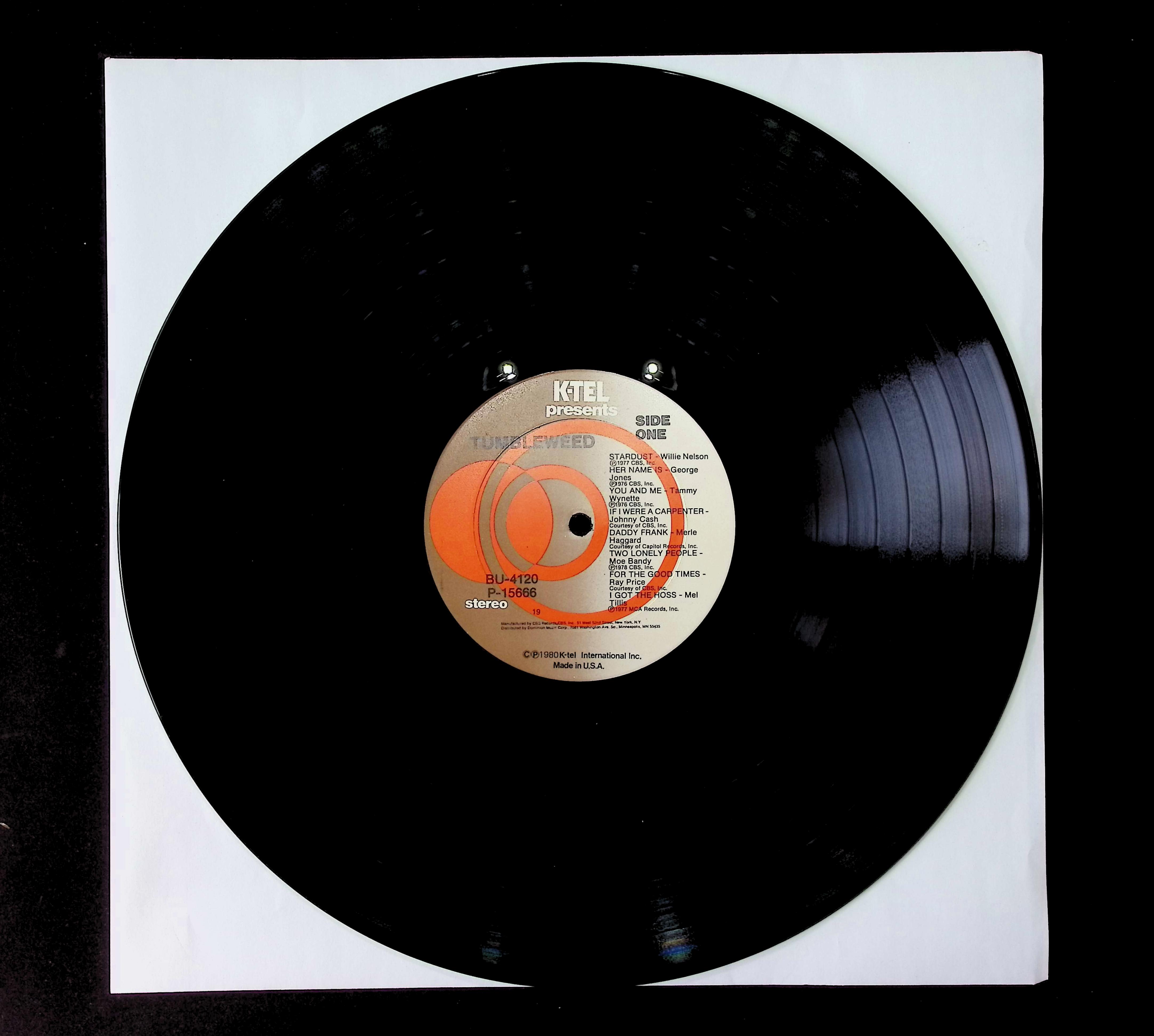 Various Artists Tumbleweed 1980 LP BU 4120 Folk, World, & Country — image 5