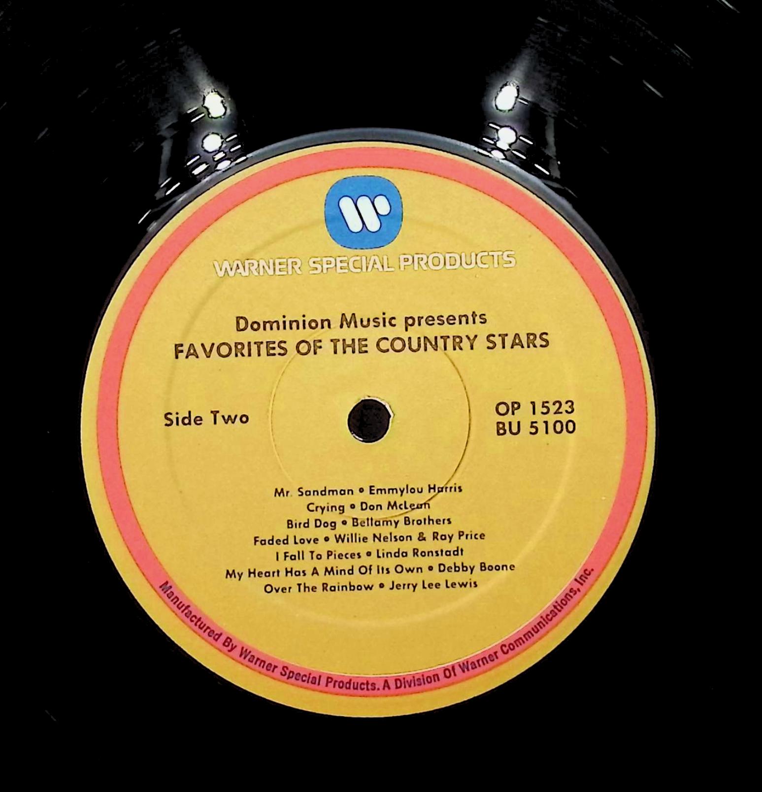 Favorites Of The Country Stars 1966 LP OP 1523 Country  — image 2