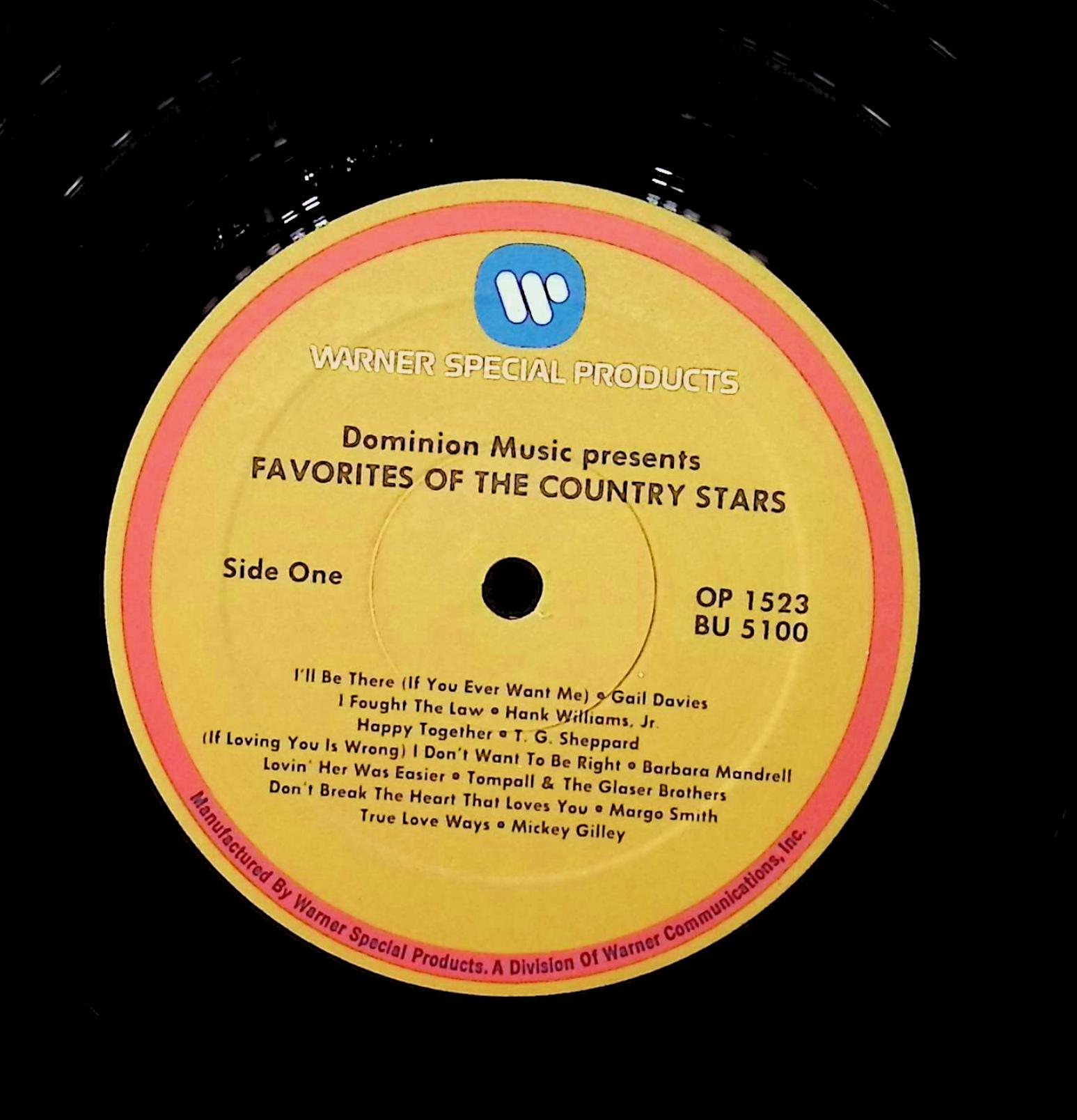 Favorites Of The Country Stars 1966 LP OP 1523 Country  — image 4