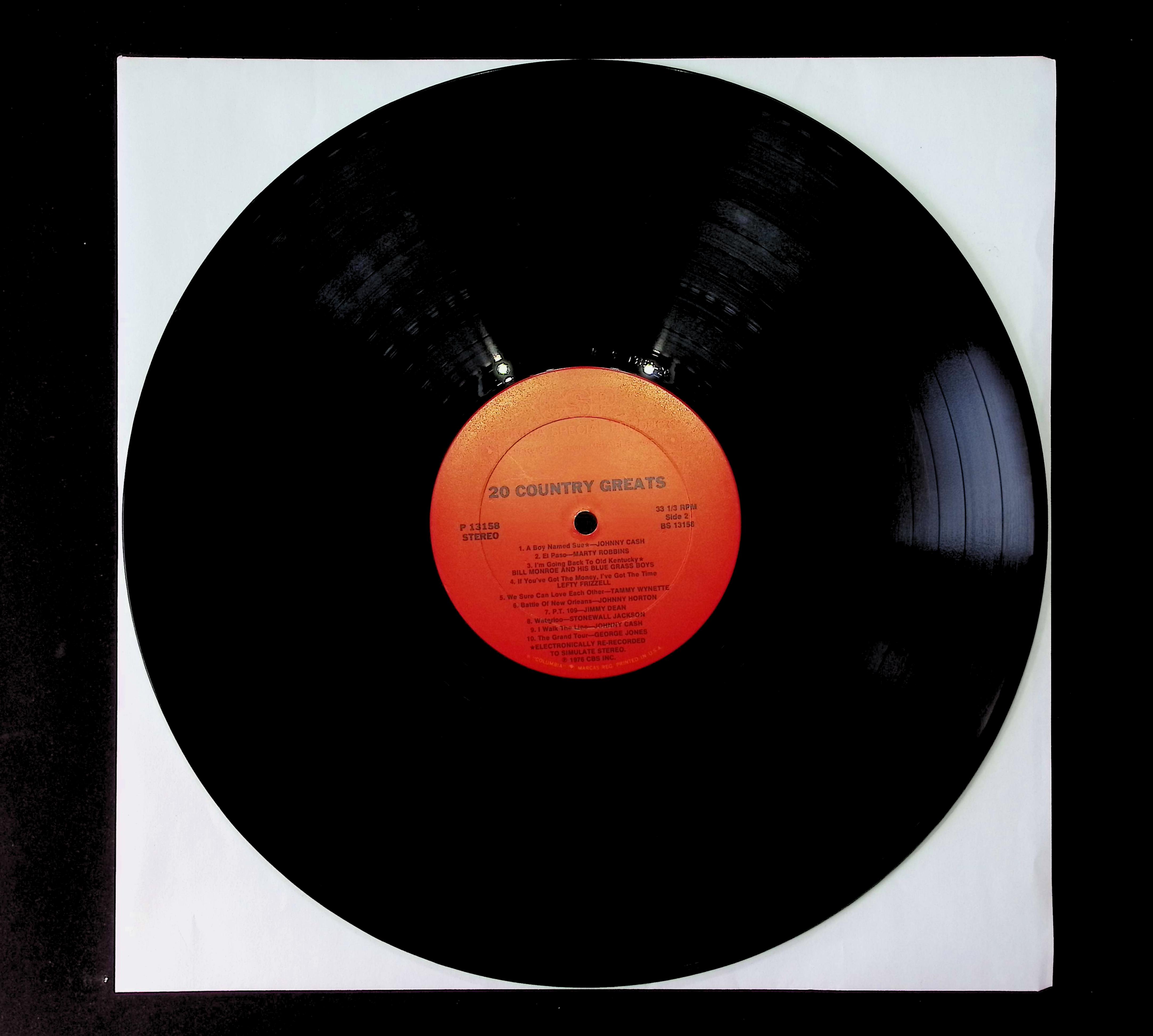 Various Artists 20 Country Greats 1976 LP P 13158 Folk, World, & Country  — image 5