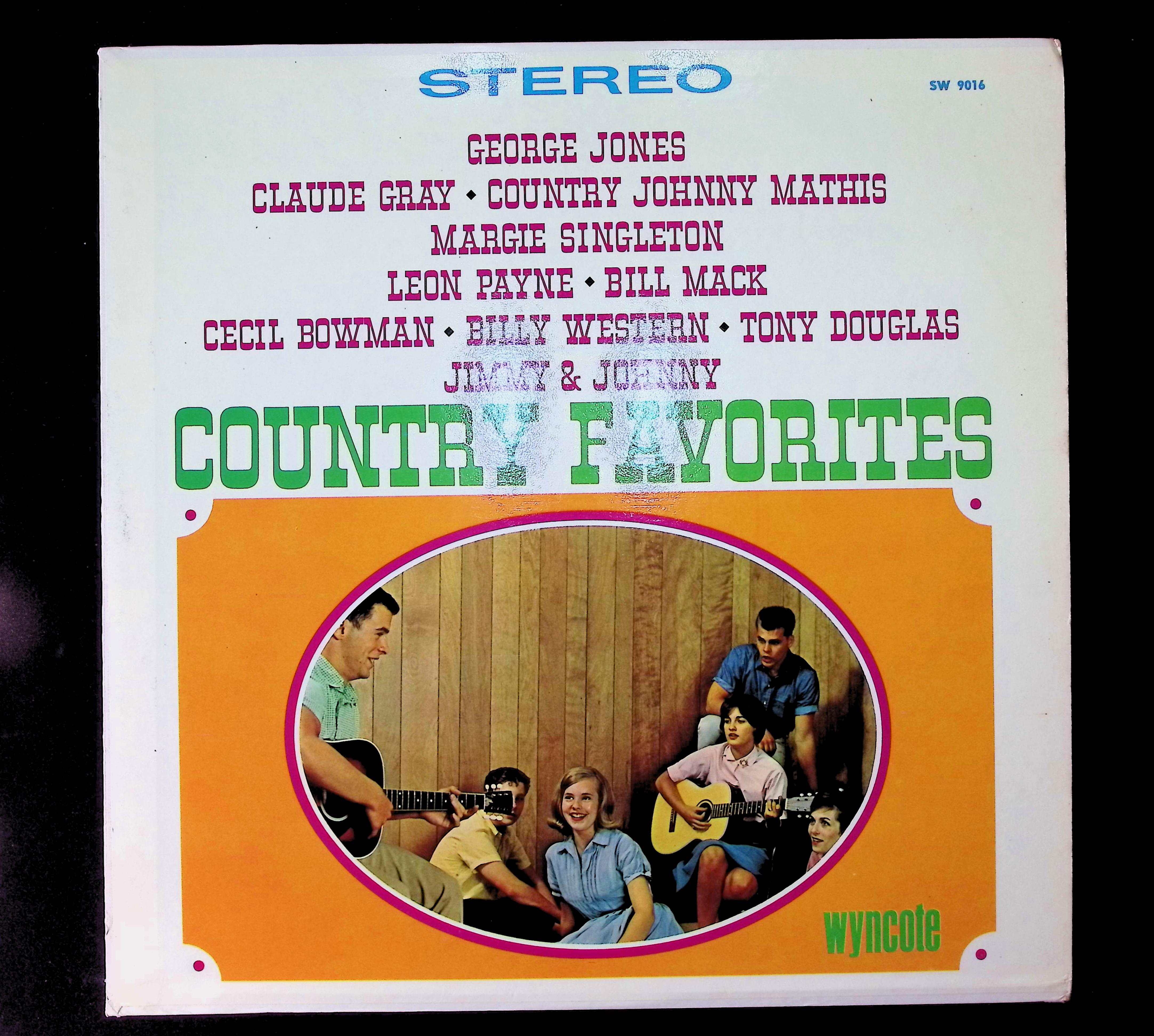 Various Artists Country Favorites 1964 LP W-9016 Folk, World, & Country