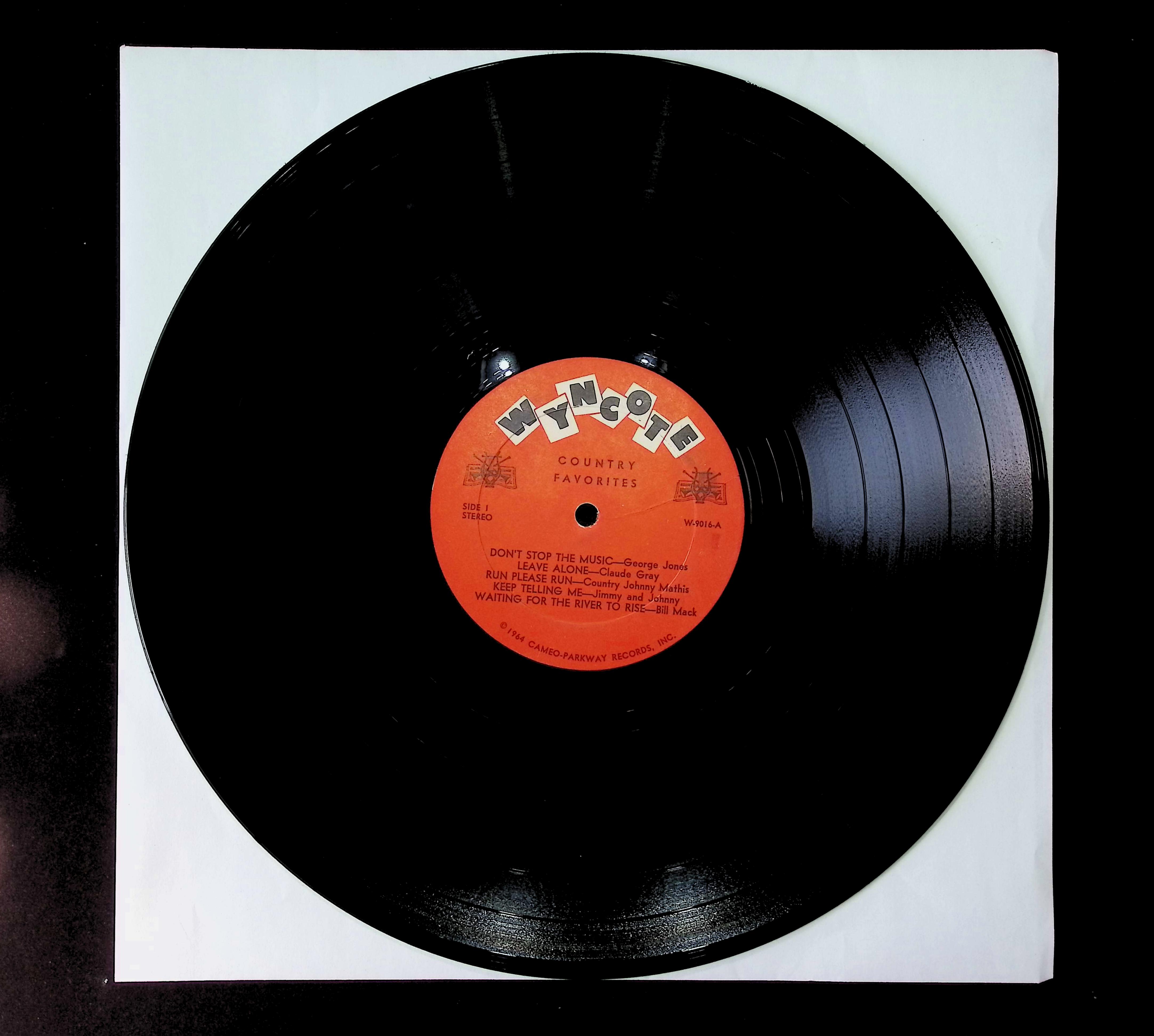 Various Artists Country Favorites 1964 LP W-9016 Folk, World, & Country  — image 3