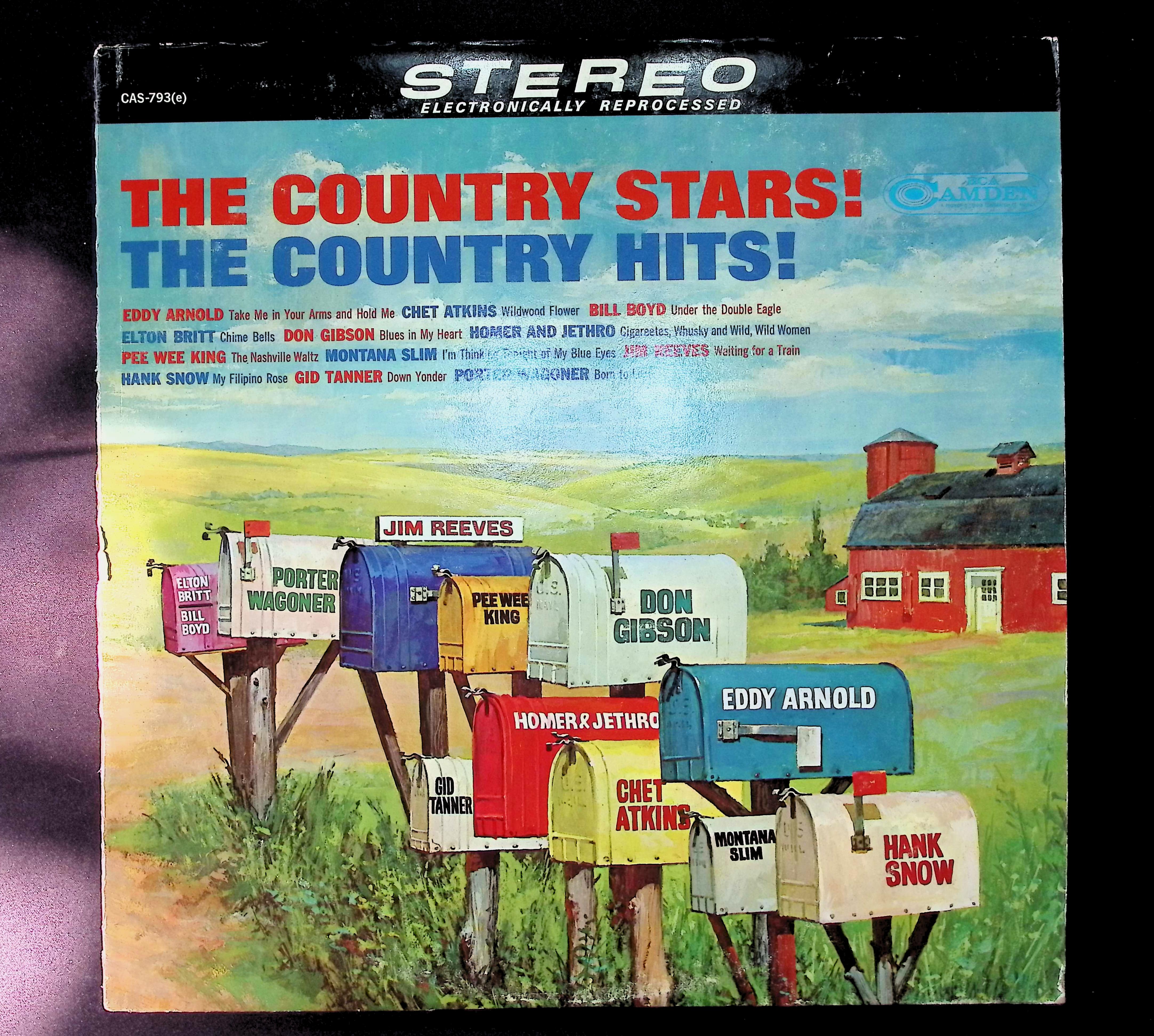 Various Artist-The Country Stars! The Country Hits! CAS 793 (e) Folk, World, & Country