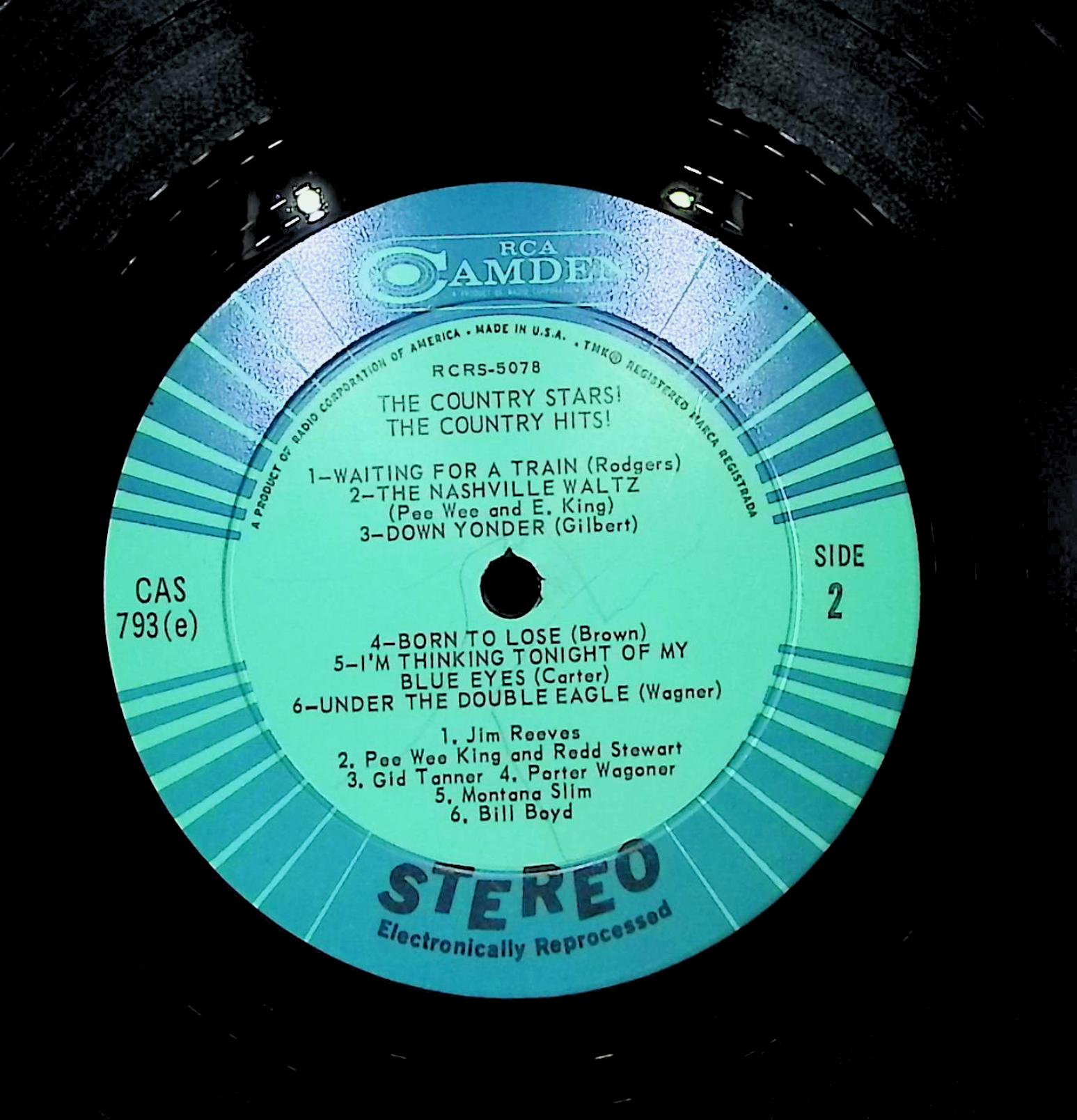 Various Artist-The Country Stars! The Country Hits! CAS 793 (e) Folk, World, & Country  — image 2