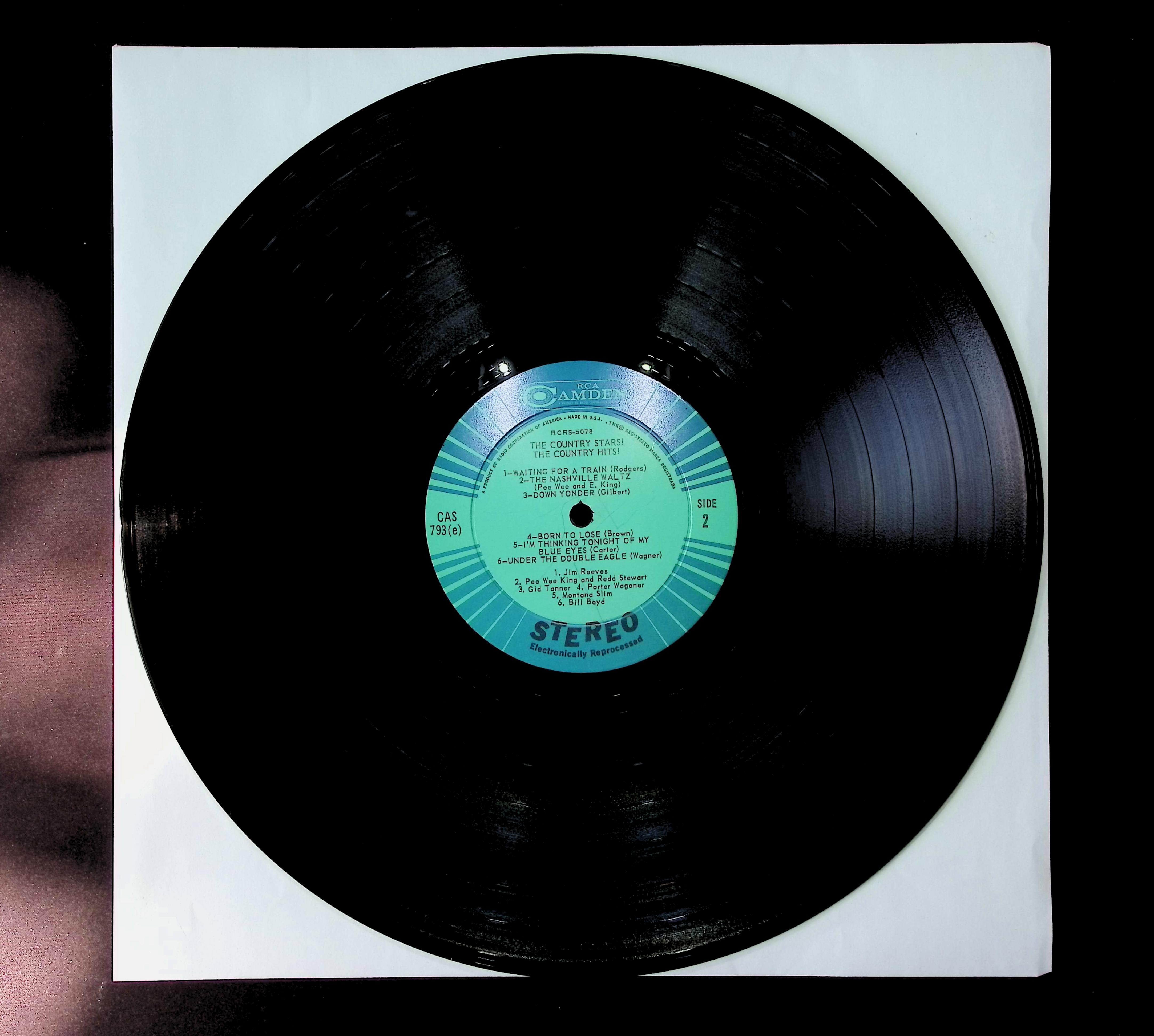 Various Artist-The Country Stars! The Country Hits! CAS 793 (e) Folk, World, & Country  — image 3