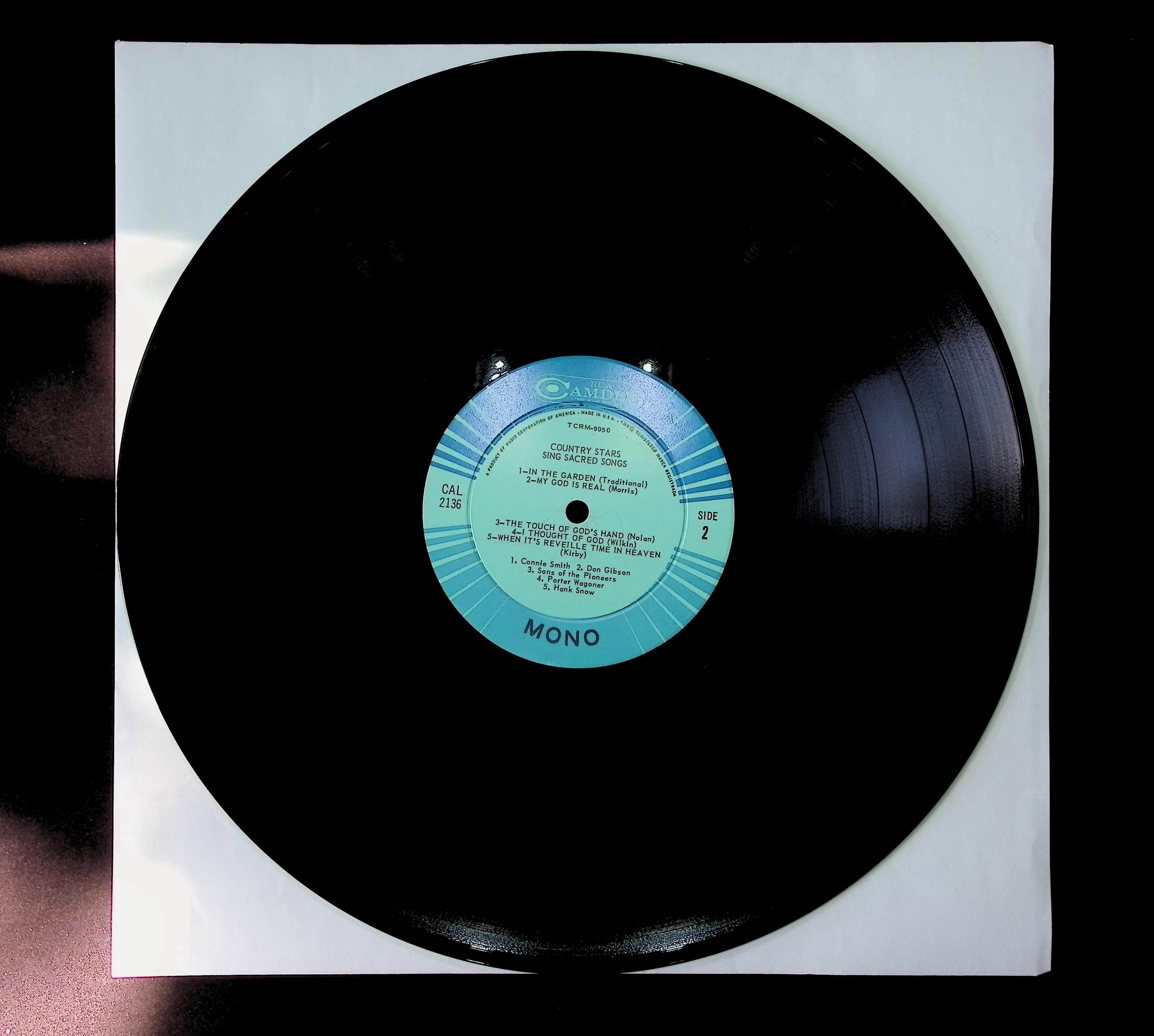 Various Artists Country Stars Sing Sacred Songs 1967 LP CAL-2136 Folk, World, & Country  — image 5