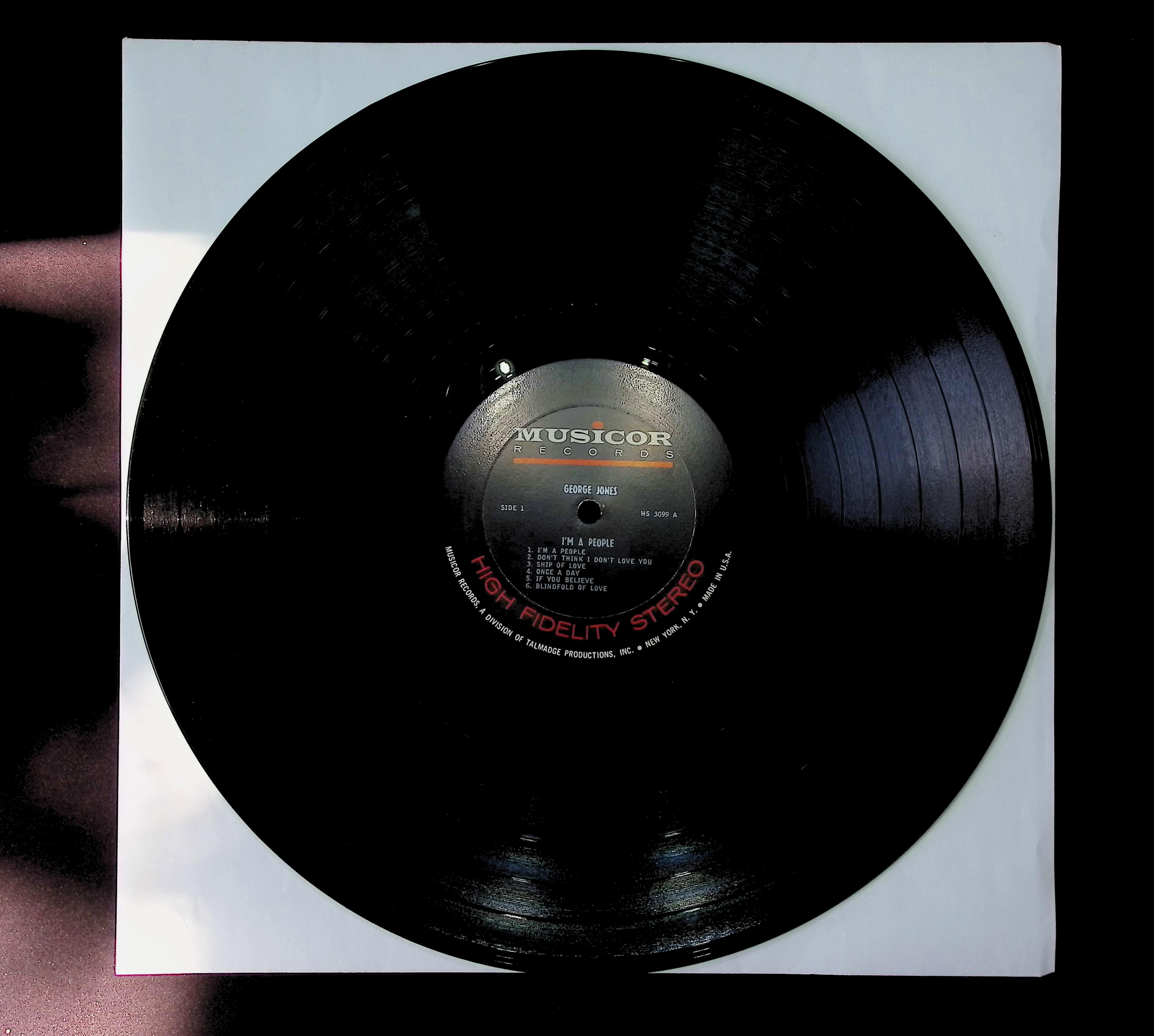  George Jones I'm A People 1966 LP MS3099 Folk, World, & Country — image 5