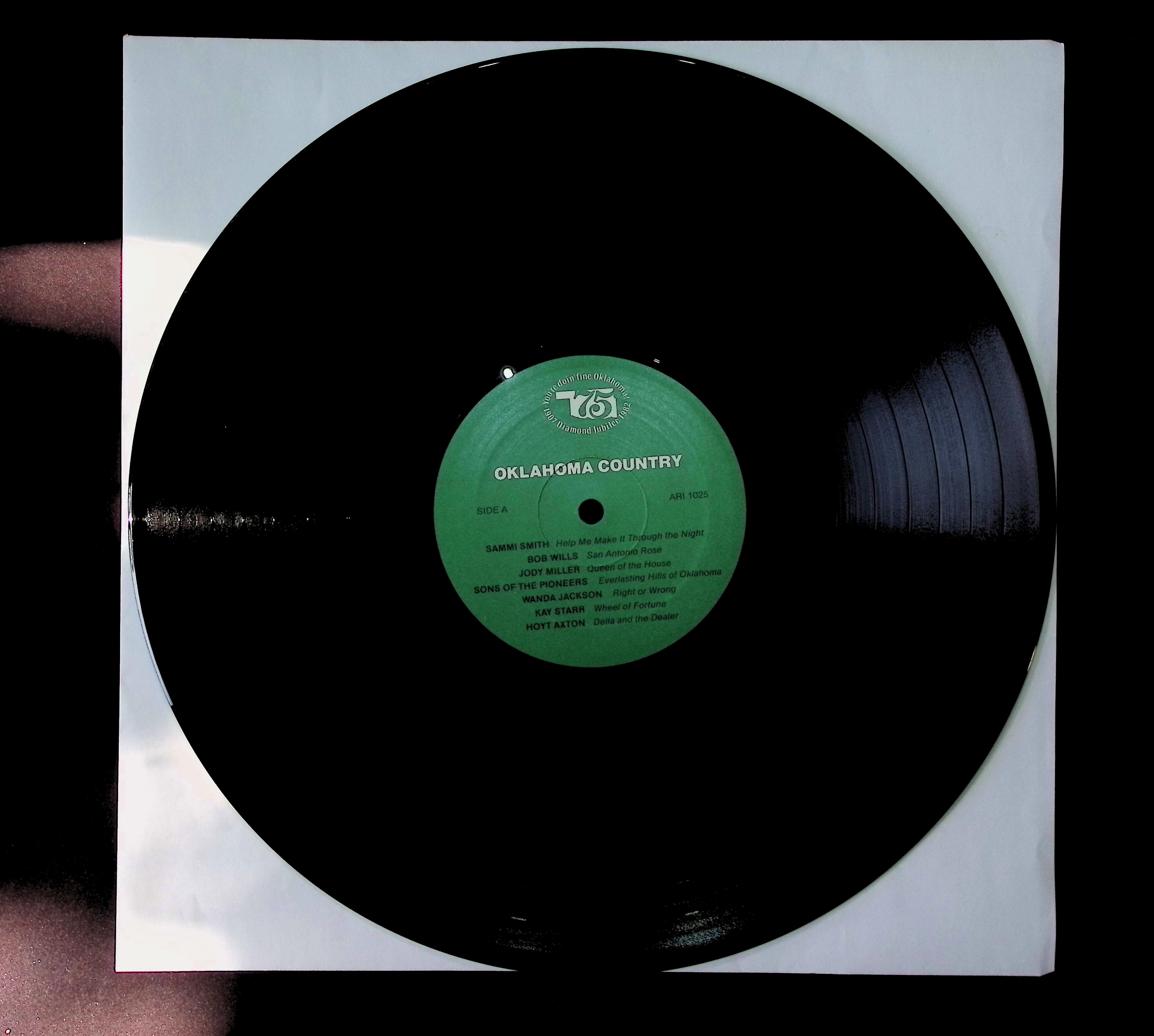 Various Artists Oklahoma Country 75 1982 LP ARI 1025 Folk, World & Country  — image 5