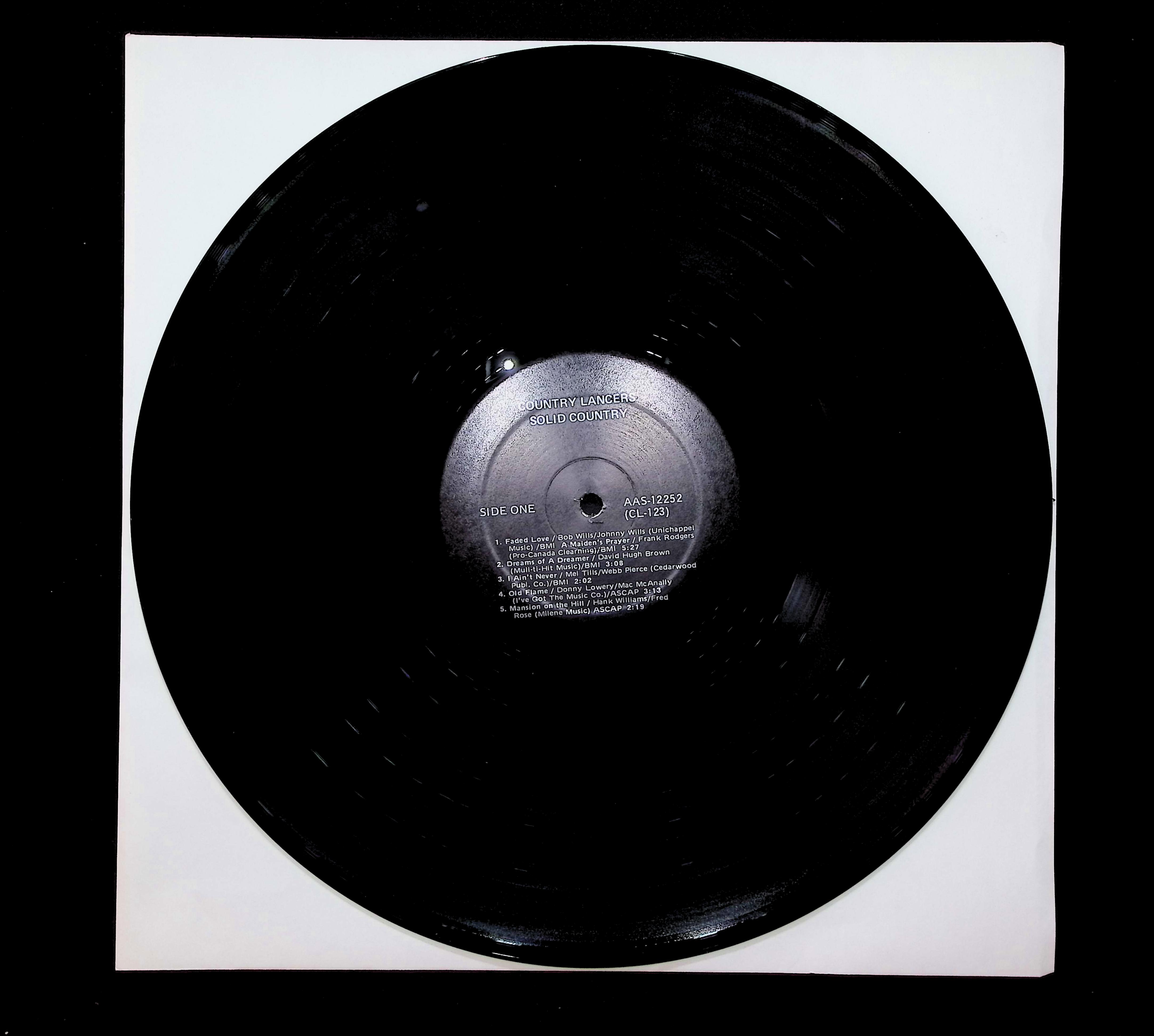 The Country Lancers-Solid Country-1978 LP Folk, World, & Country  — image 3