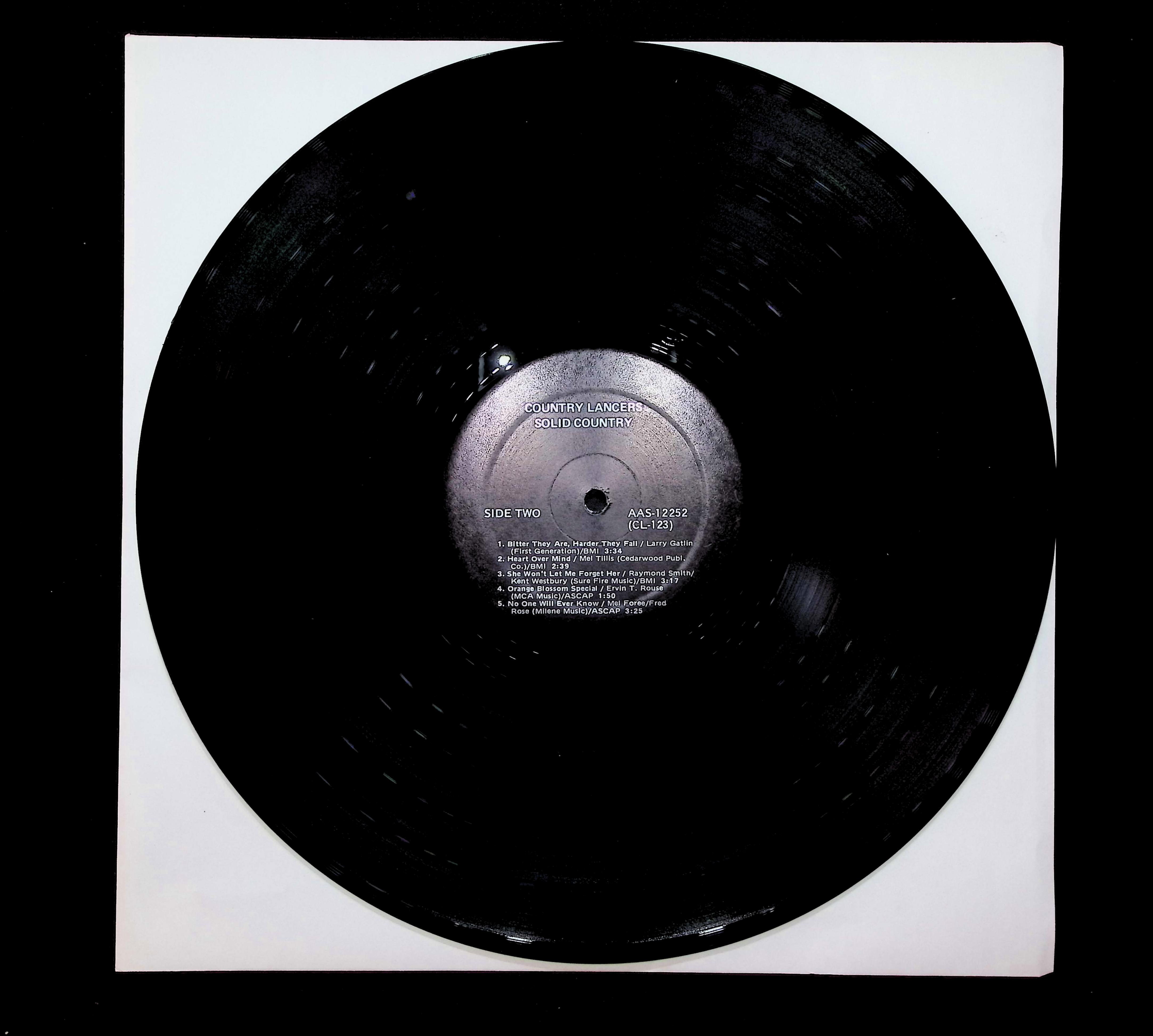 The Country Lancers-Solid Country-1978 LP Folk, World, & Country  — image 5