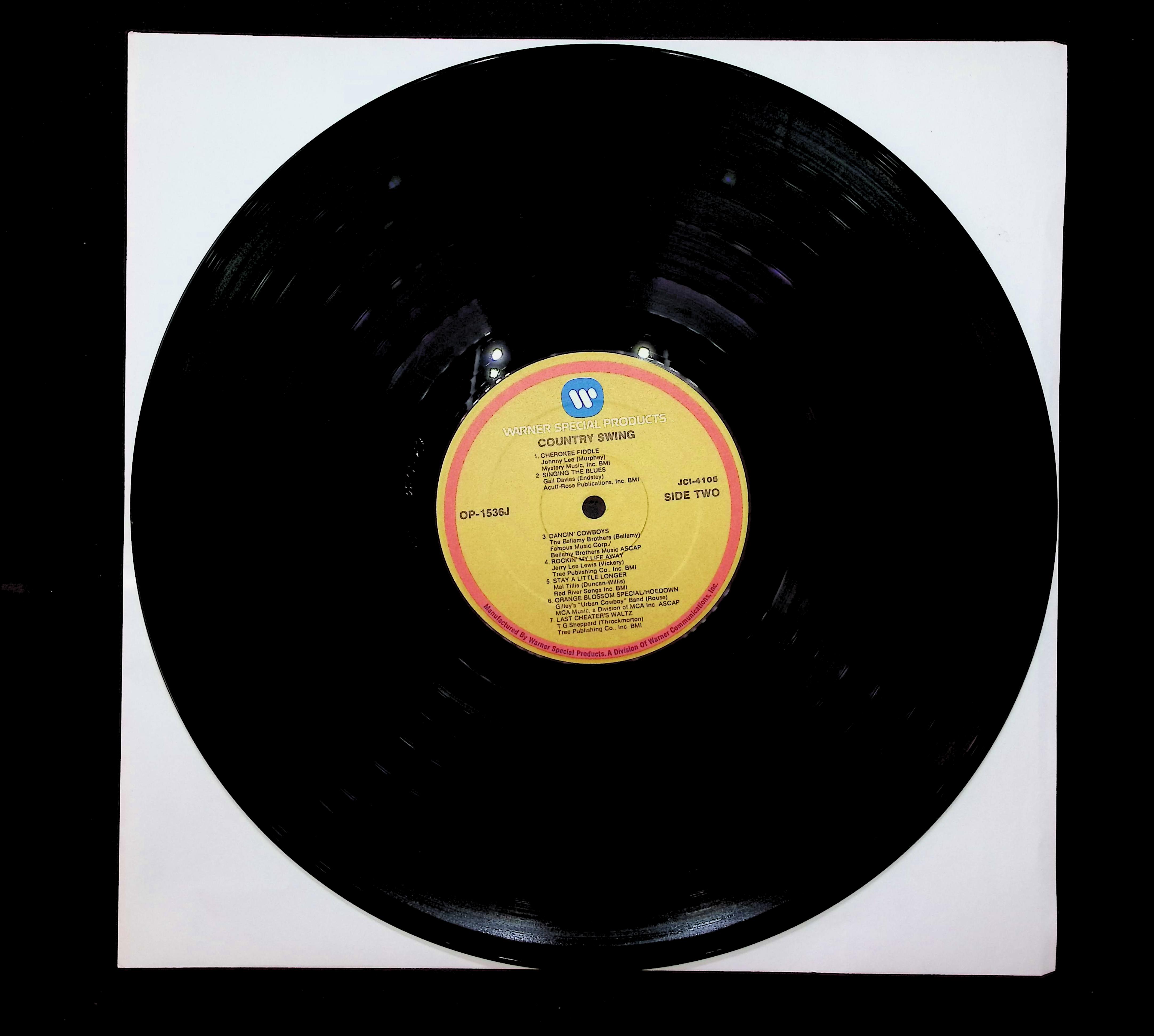 Various Artists Country Swing 1985 LP JCI-4105 Folk, World, & Country — image 3