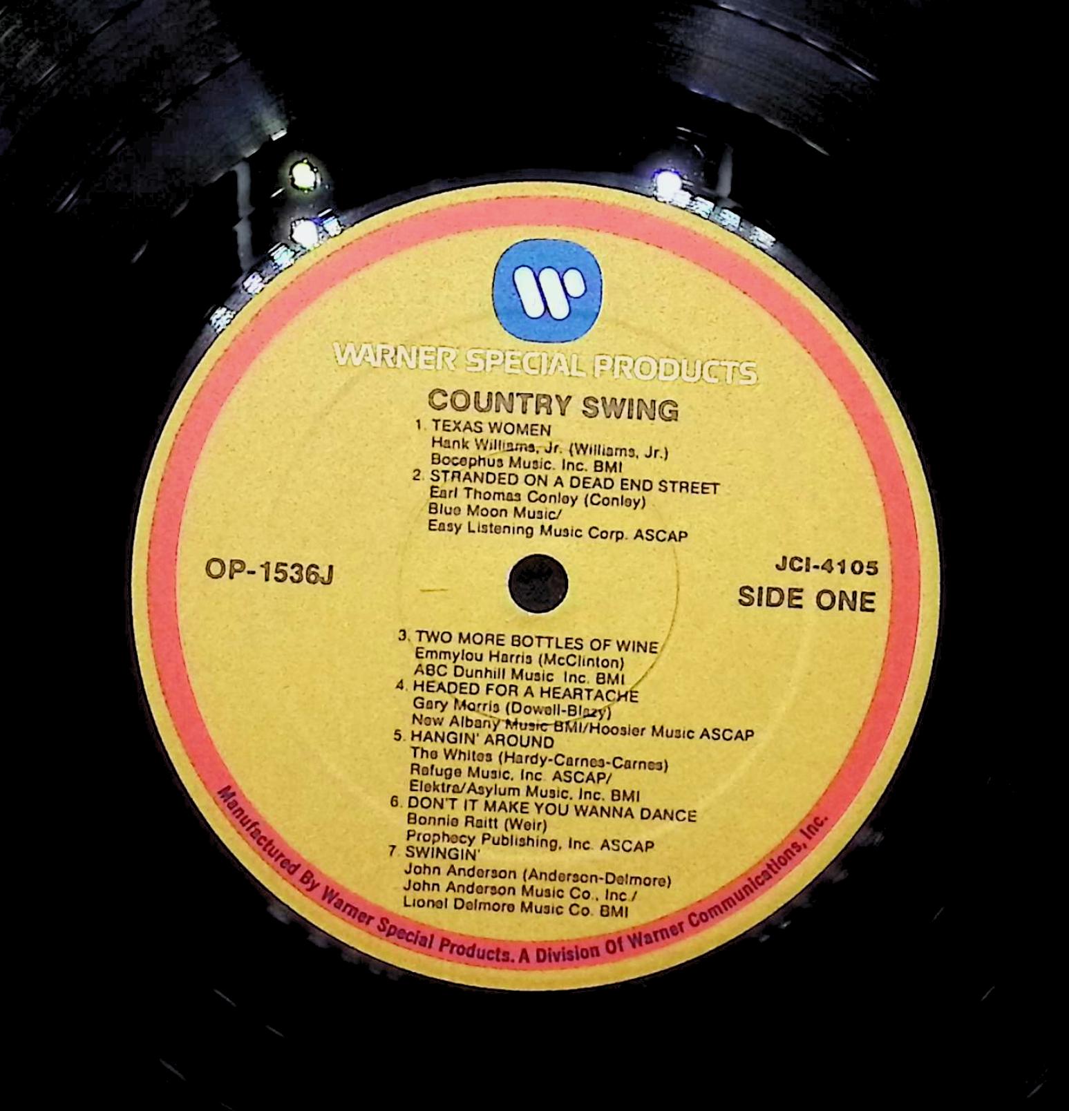 Various Artists Country Swing 1985 LP JCI-4105 Folk, World, & Country — image 4