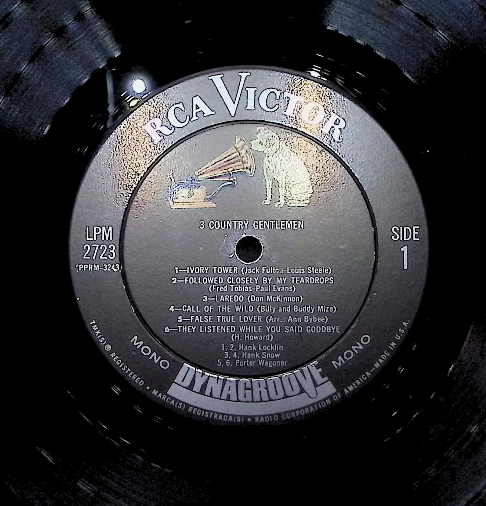 Various Artists 3 Country Gentlemen 1963 LP LPM 2723 Folk, World & Country — image 4
