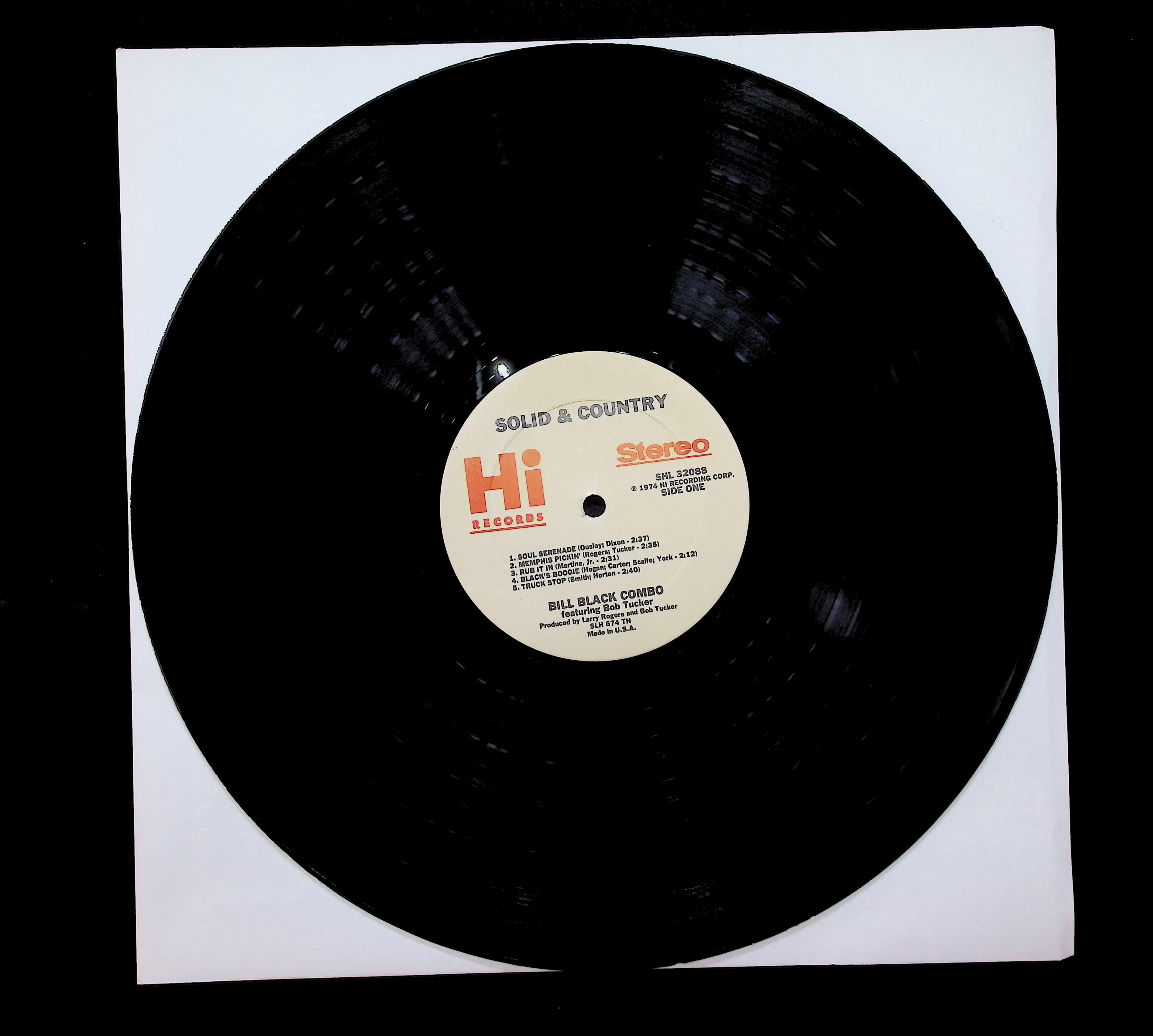 Bill Black's Combo Solid & Country 1974 LP SHL 32088 Rock — image 3
