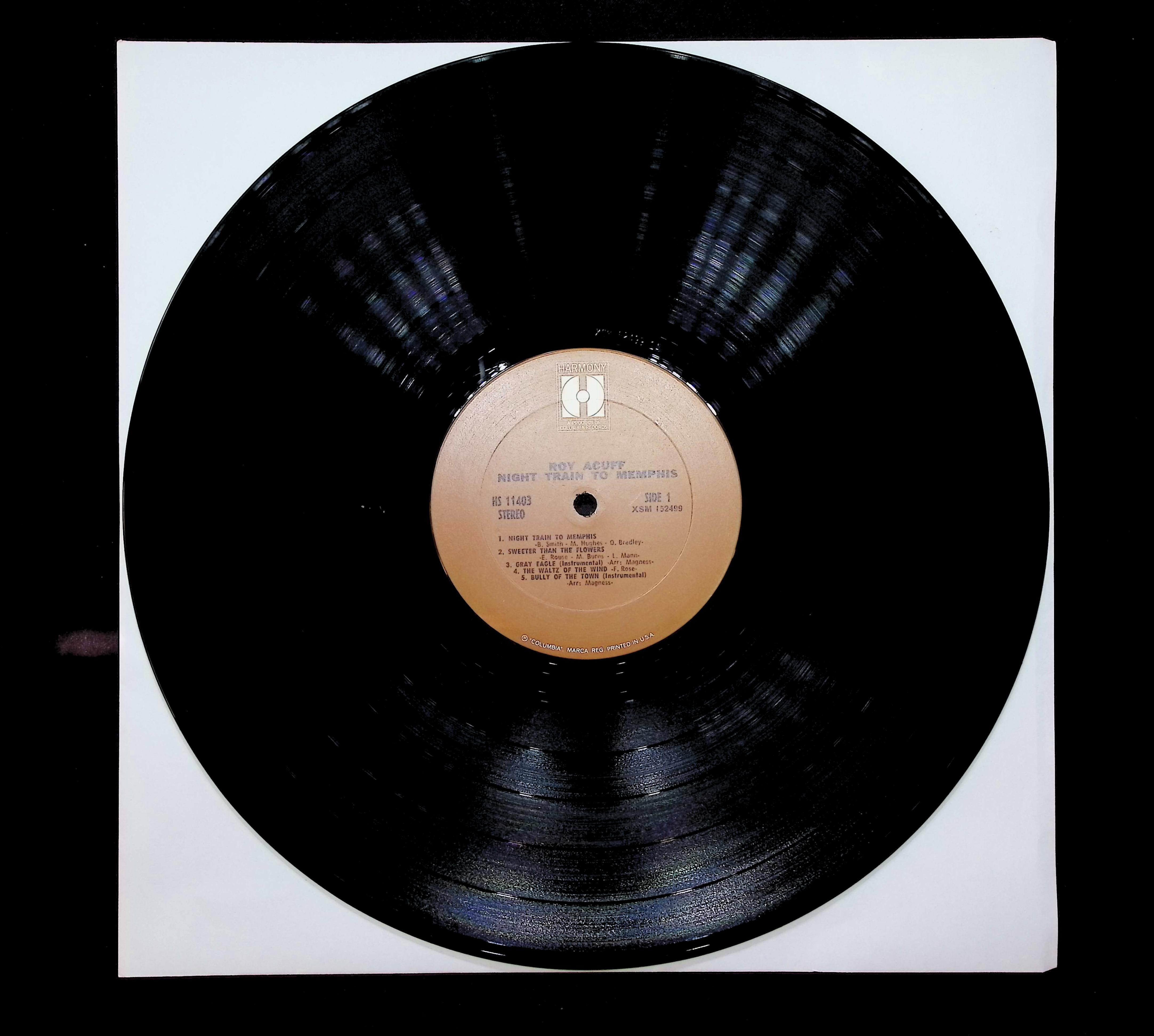 Roy Acuff Night Train To Memphis 1970 LP HS 11403 Folk, World, & Country — image 5