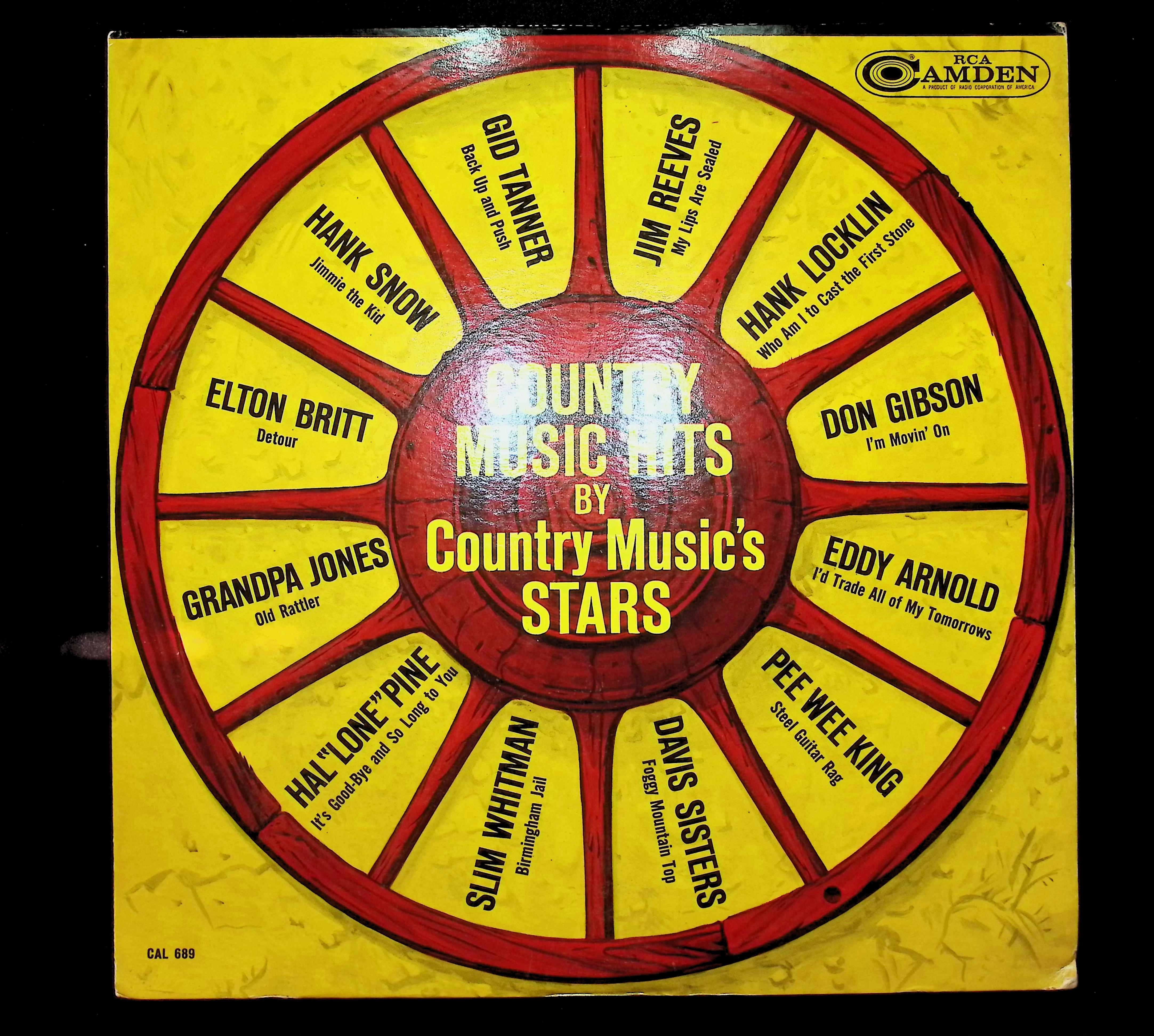 Various Artists Country Music Hits By Country Music's Stars 1962 LP Folk, World, & Country