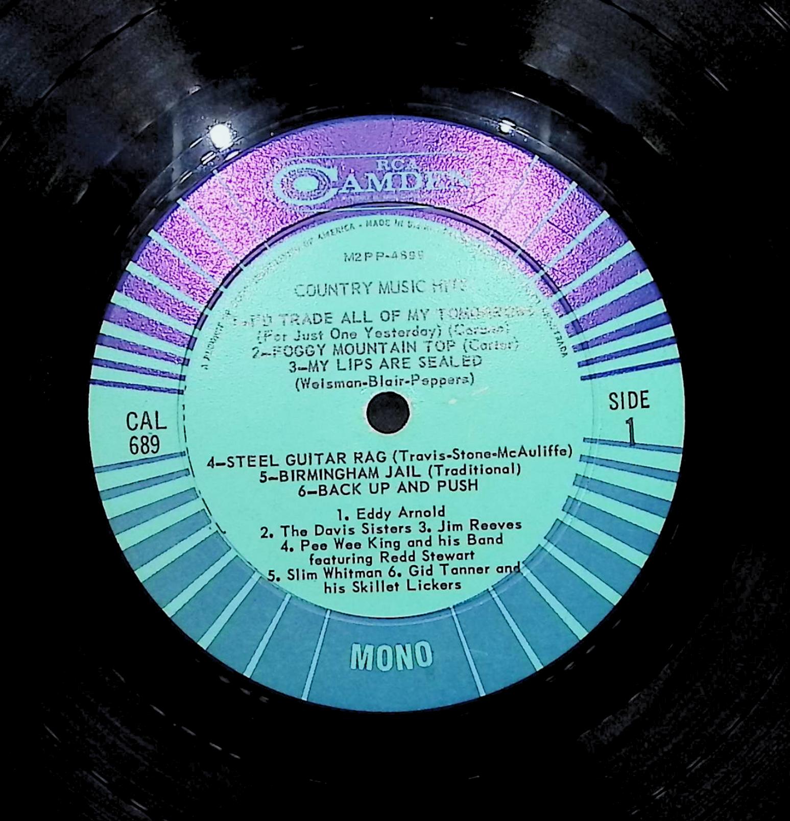 Various Artists Country Music Hits By Country Music's Stars 1962 LP Folk, World, & Country — image 2