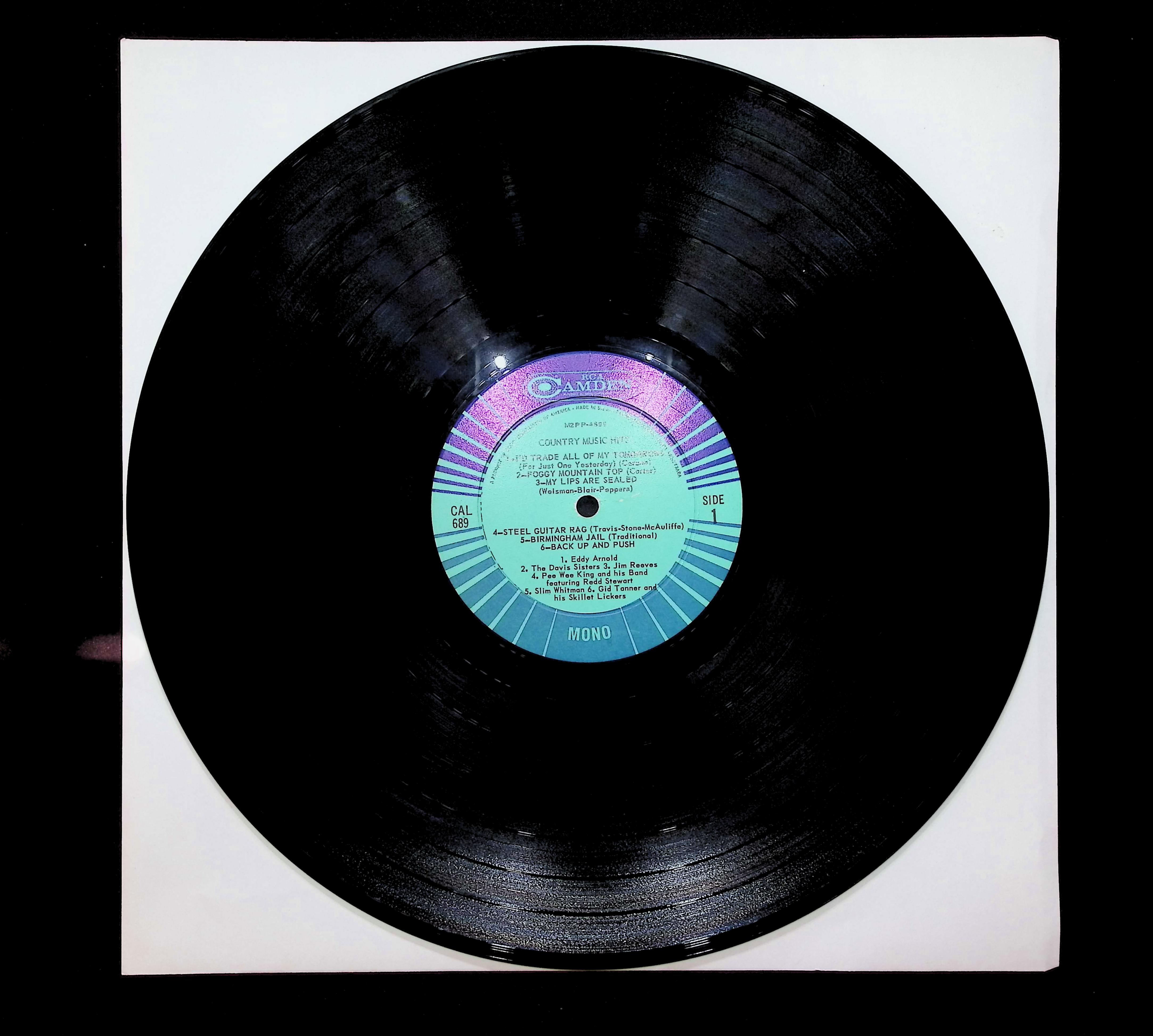 Various Artists Country Music Hits By Country Music's Stars 1962 LP Folk, World, & Country — image 3