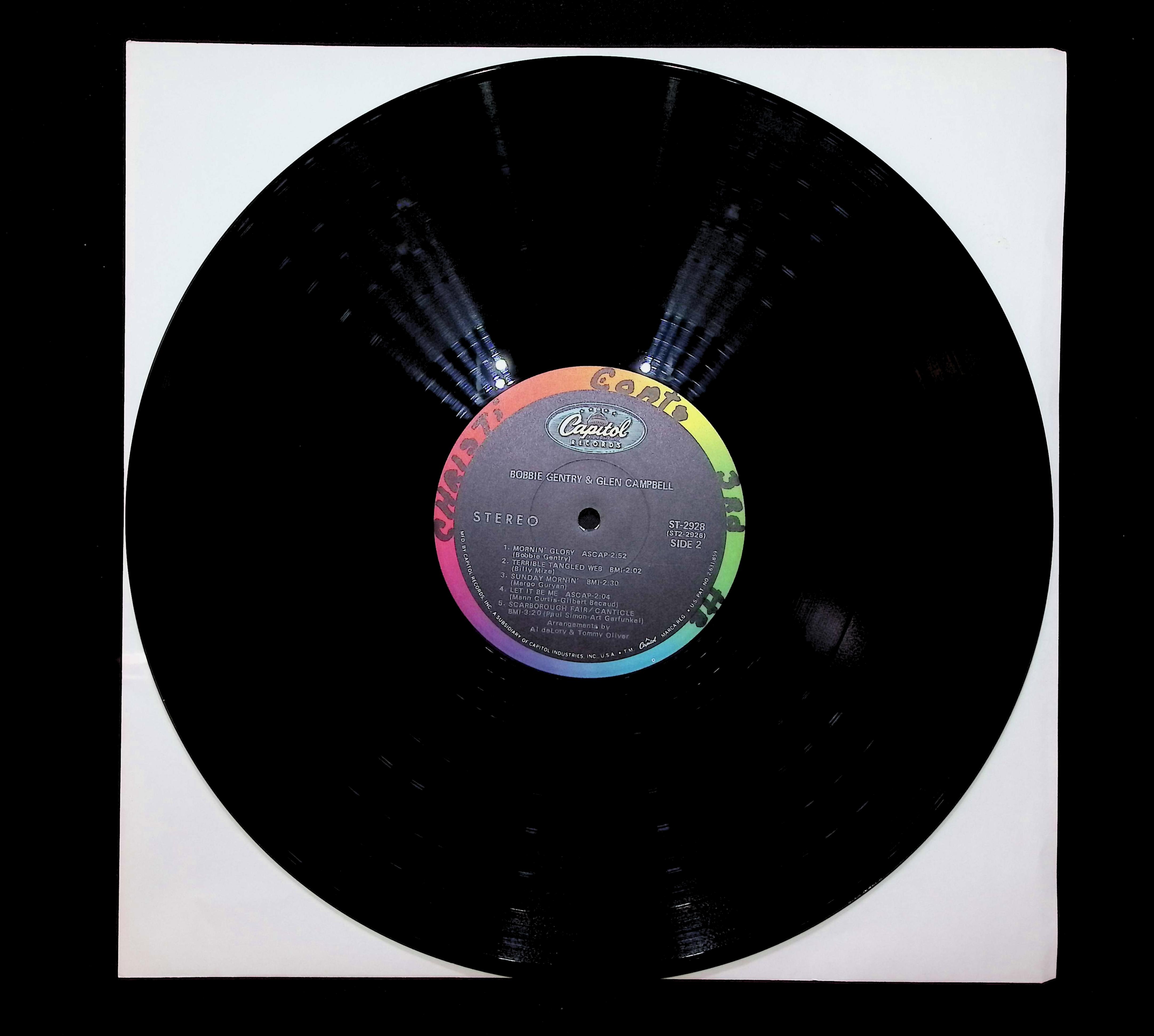 Bobbie Gentry & Glen Campbell 1968 LP ST 2928 Pop — image 5