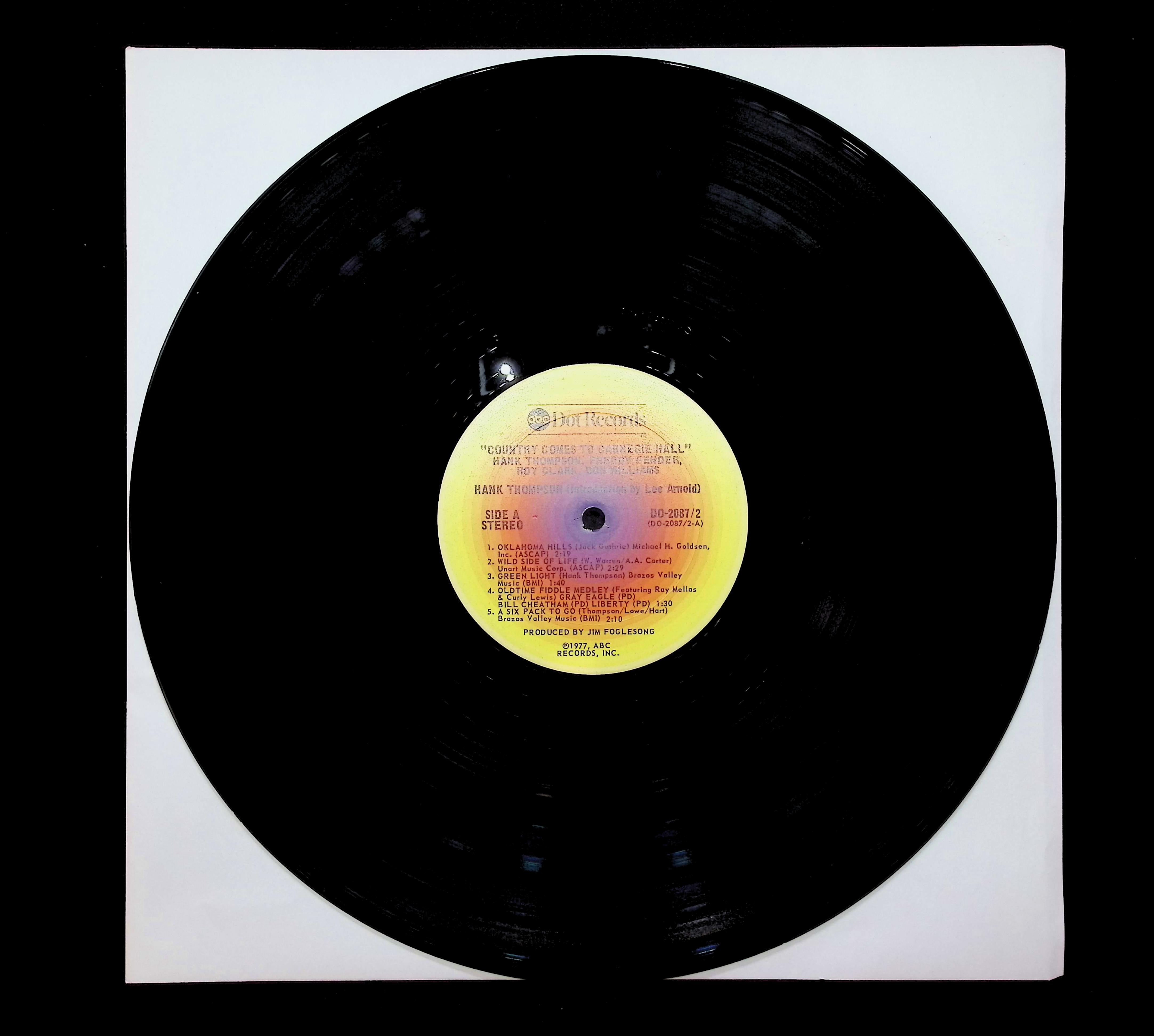 Various Artists Country Comes To Carnegie Hall 1977 LP DO-2087/2 Folk, World, & Country — image 3